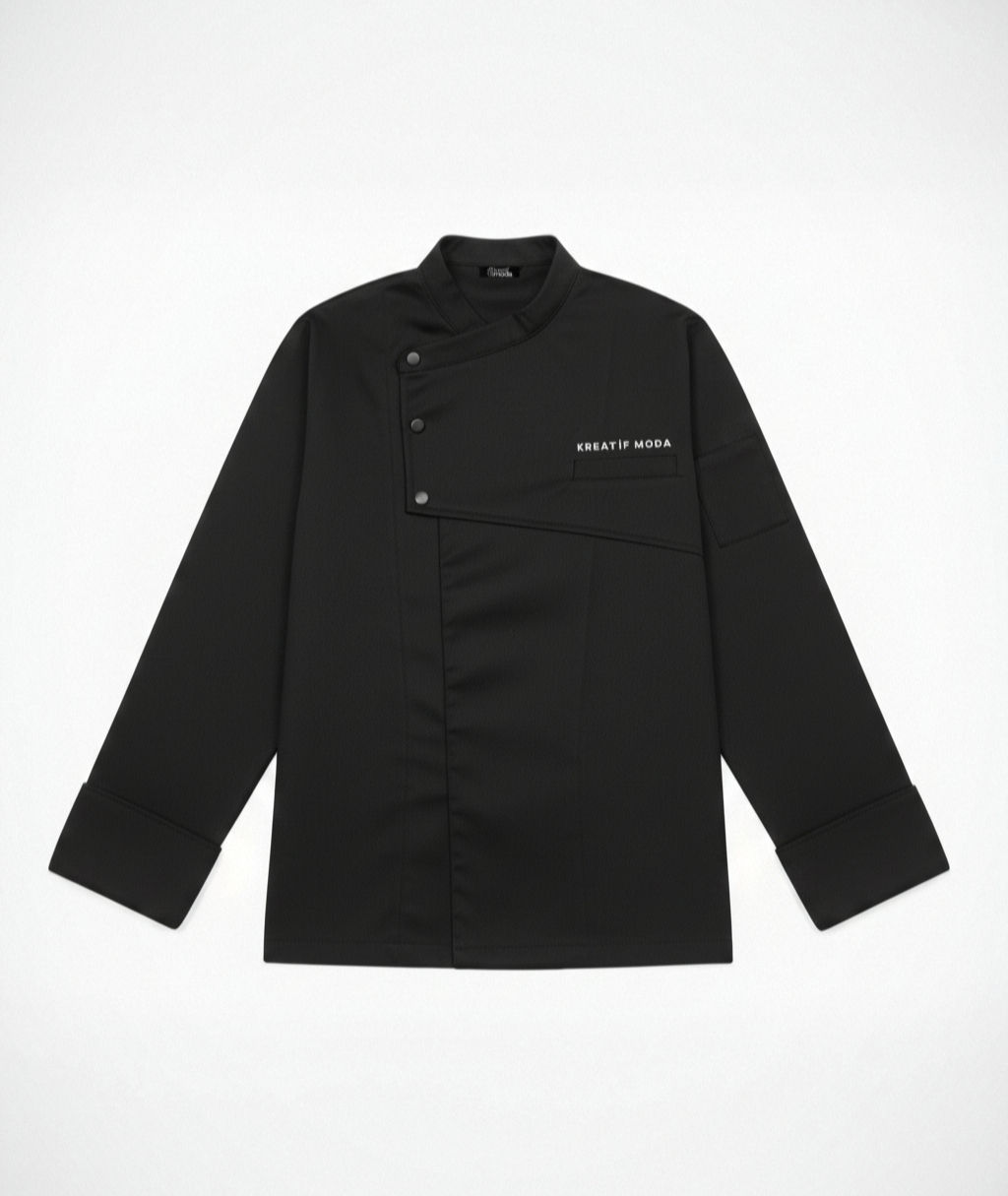 3 Çıtçıt Tasarım Şef Ceketi