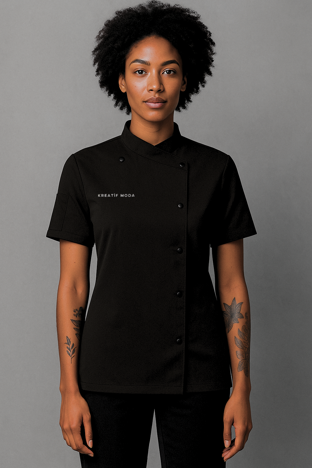 Kayık Yaka İsimli Şef Ceketi Aşçı Ceketi