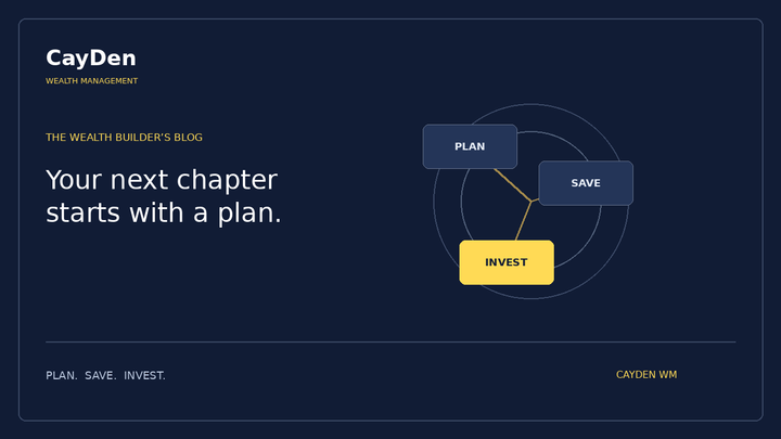 Your next chapter starts with a plan. — CayDen Wealth Management