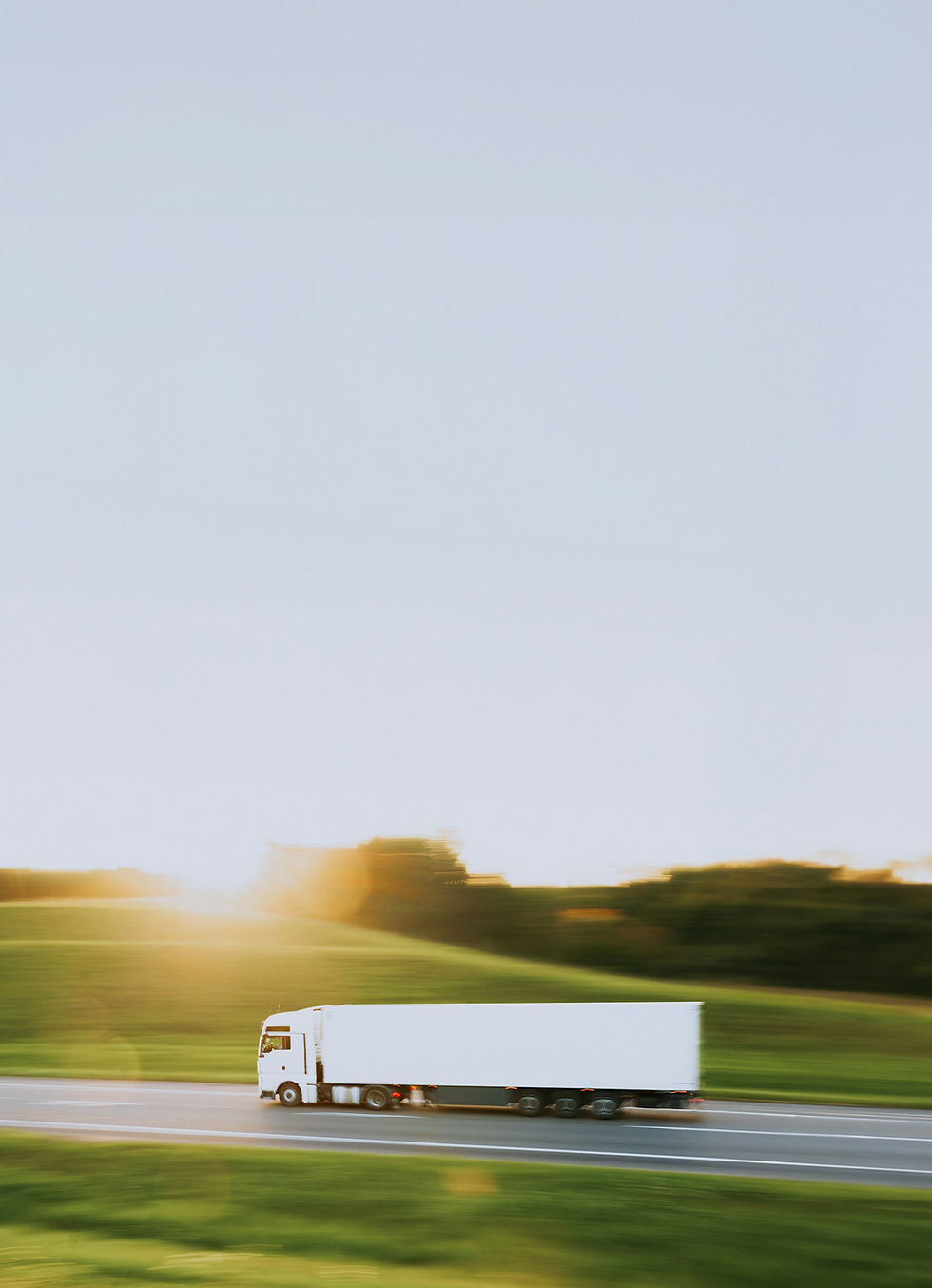 Running Truck Banner