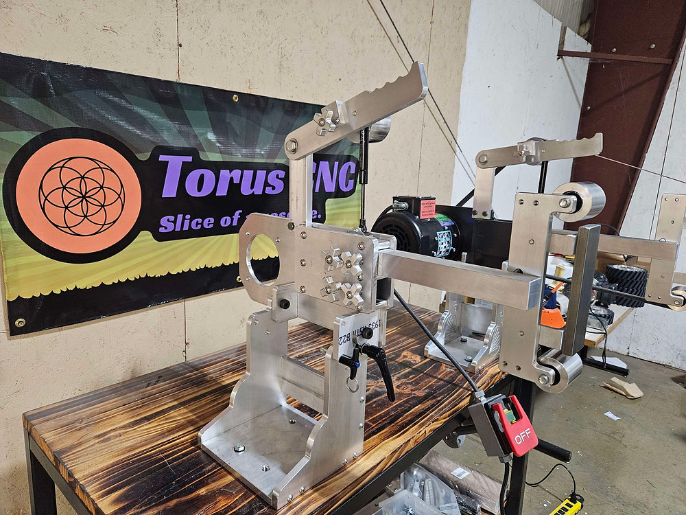 2x72 Grinders on in Fire The Ultimate Knifemaking Belt Grinder