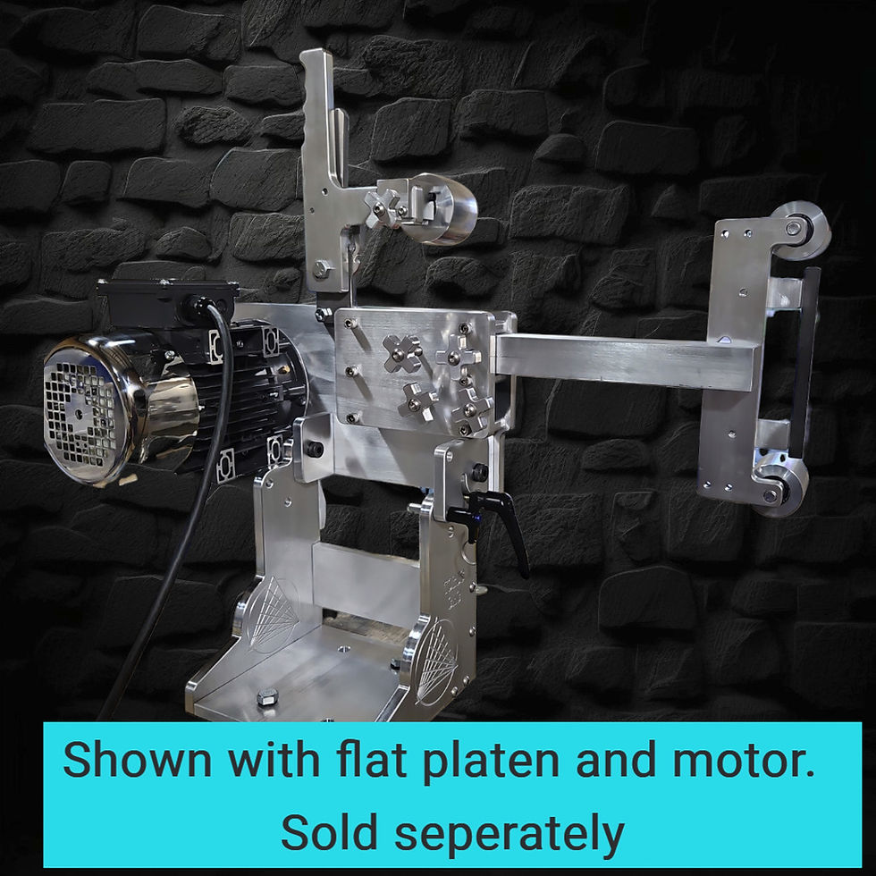 Thumbnail: M-90-AL -  2 x 72 - Tilting Belt Grinder - fully assembled