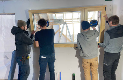 Eco-Construction Projects Inc. Vetta window installation high performance energy efficienc