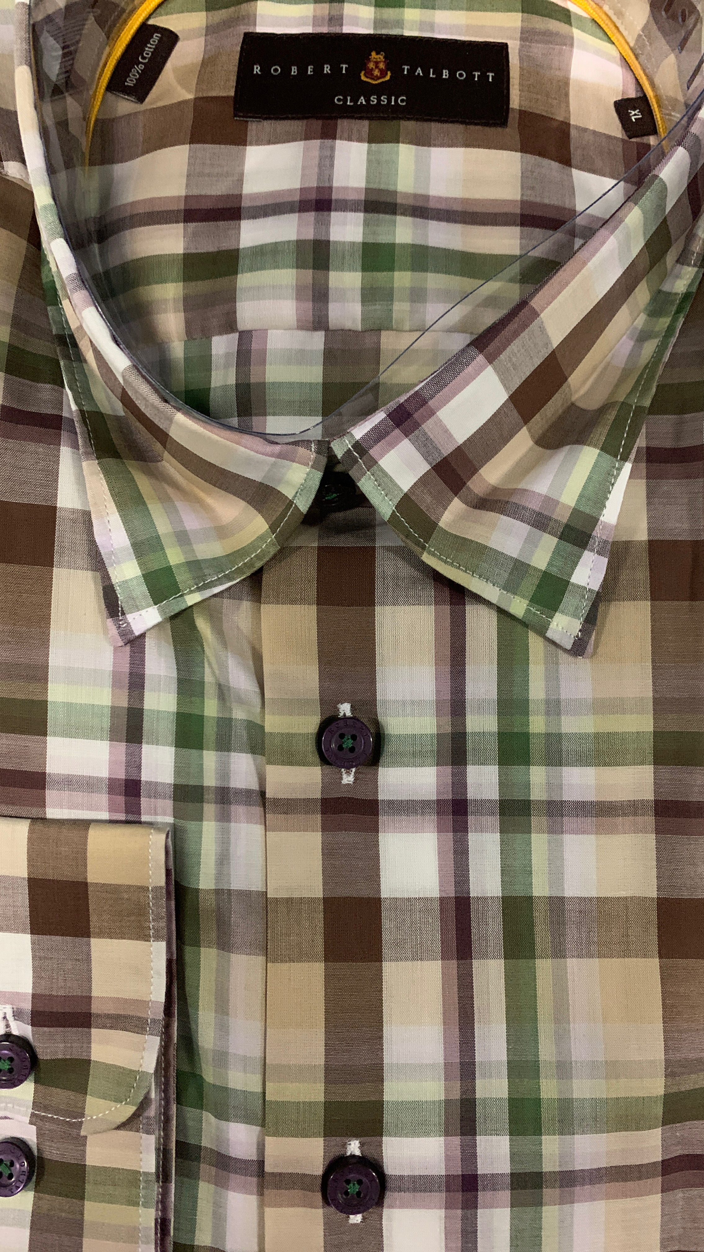 Robert Talbott- Plaid Sport Shirt