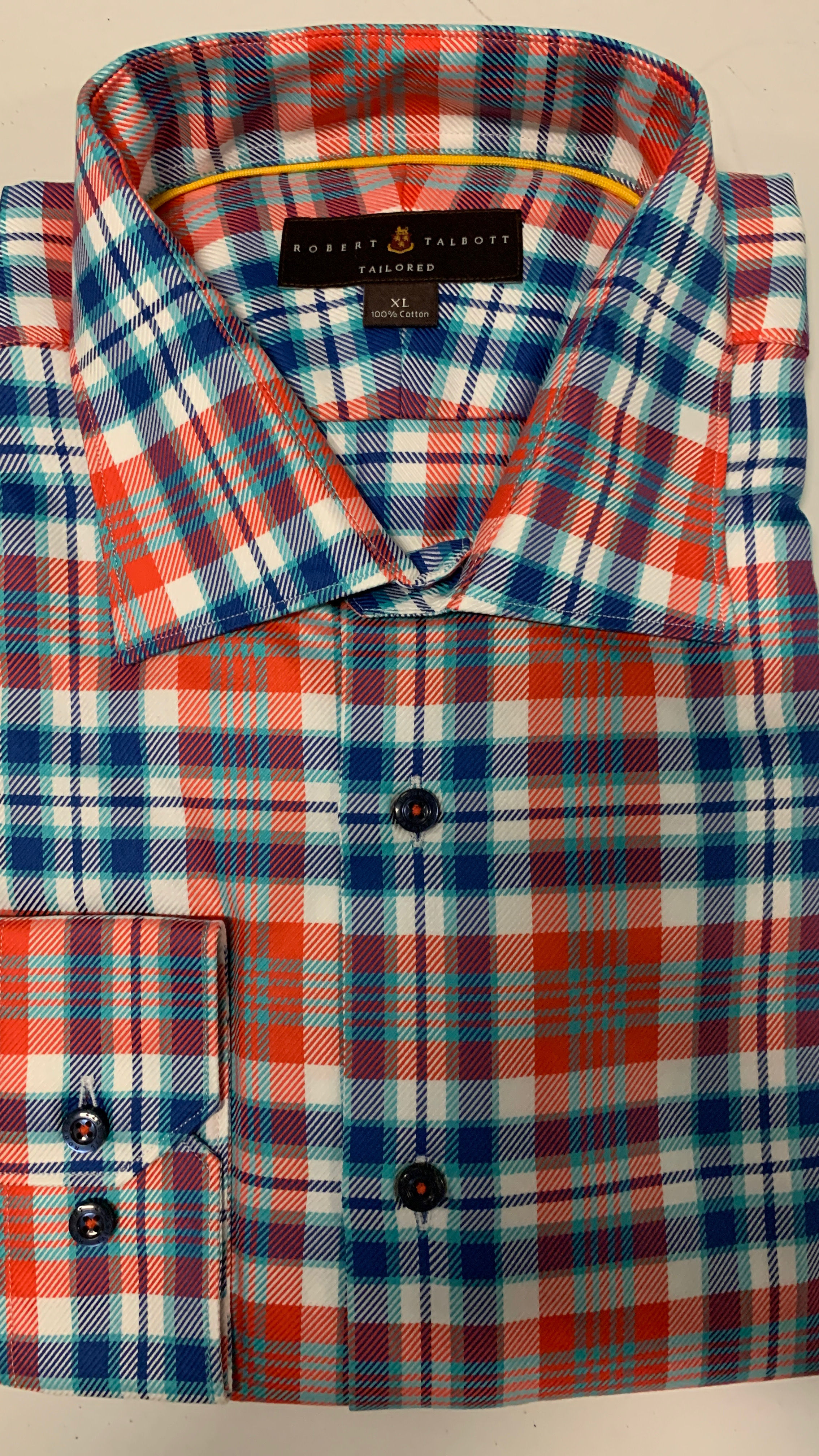 Robert Talbott- Plaid Sport Shirt