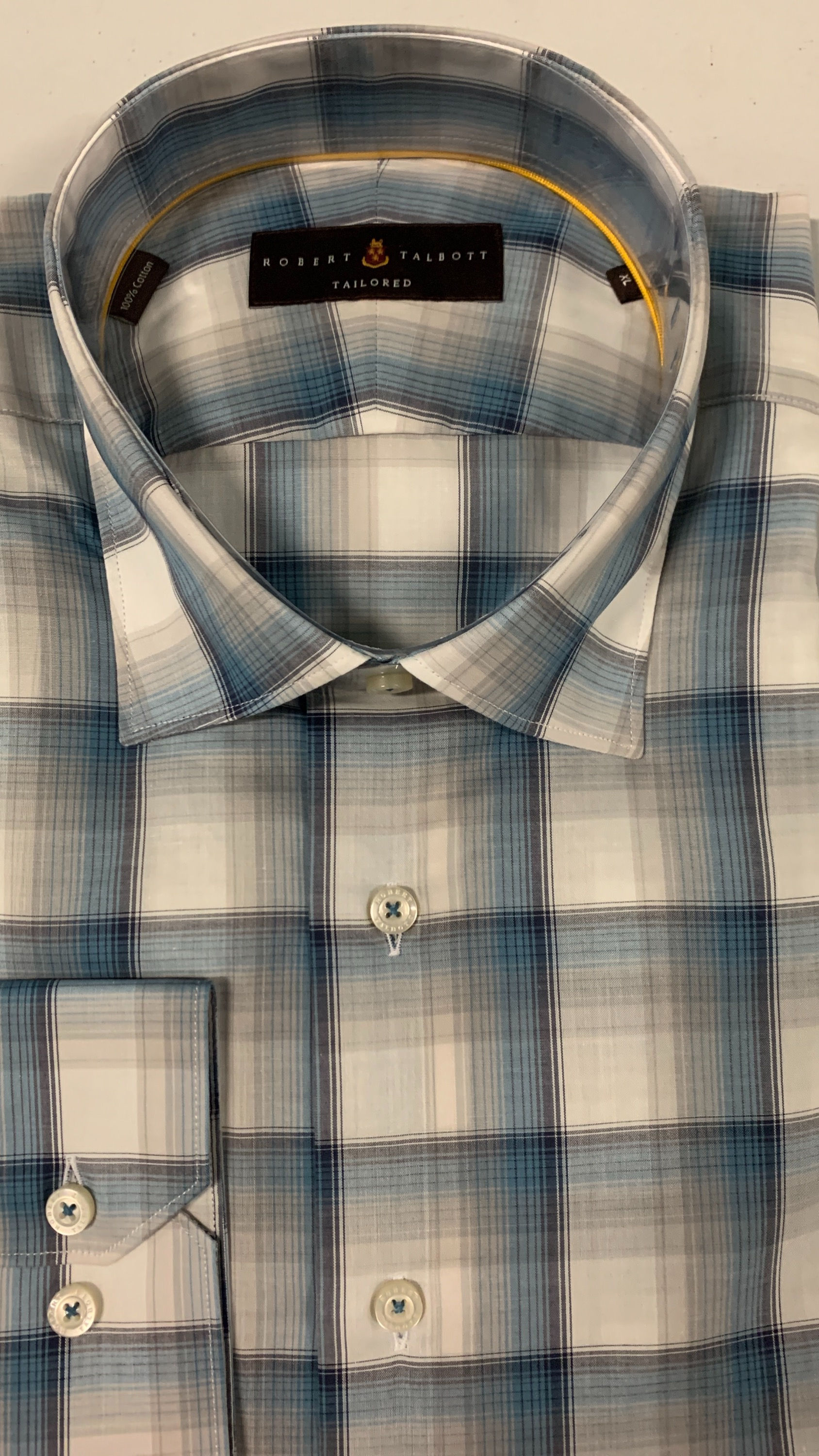 Robert Talbott- Plaid Sport Shirt