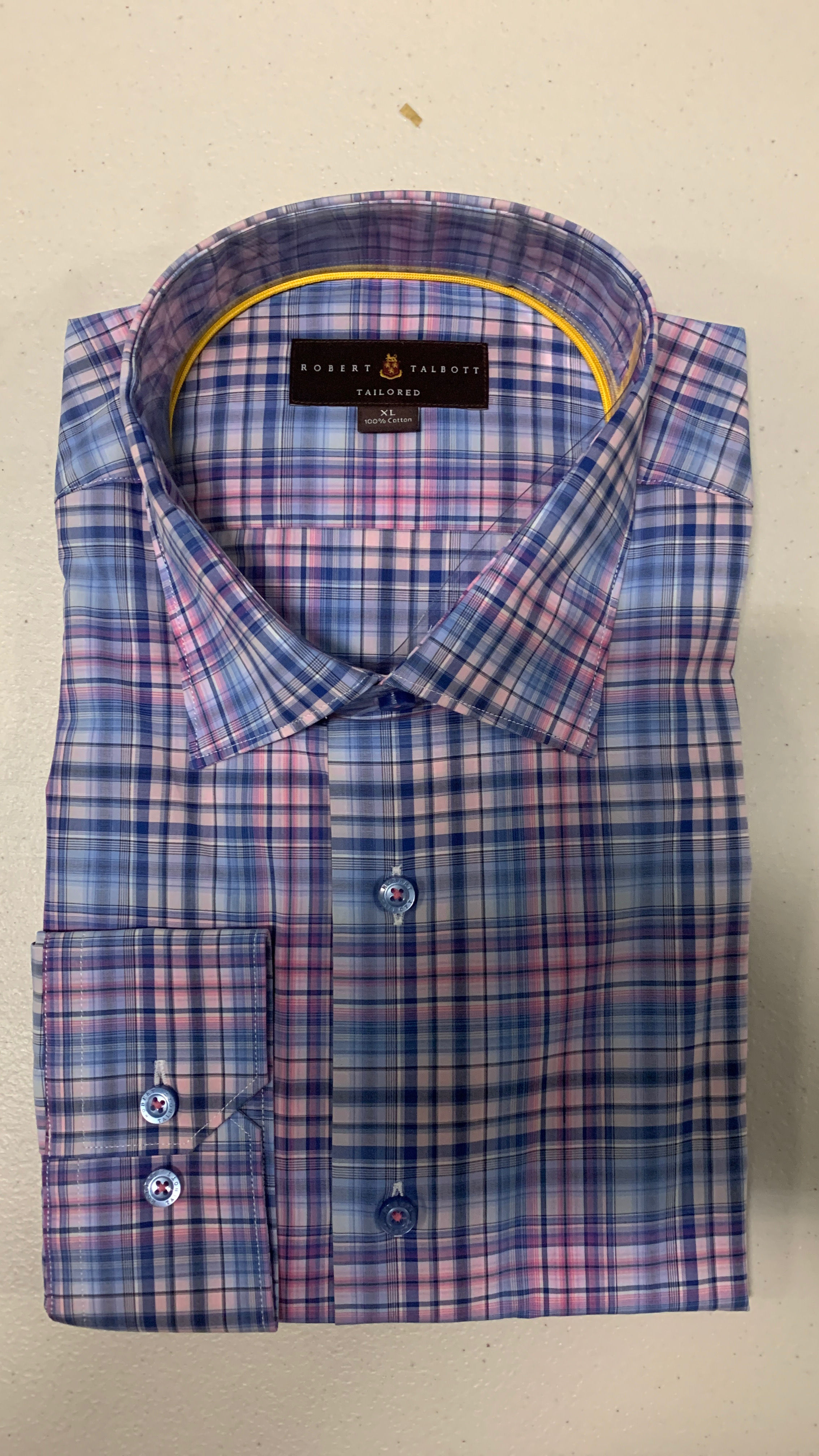 Robert Talbott- Plaid Sport Shirt