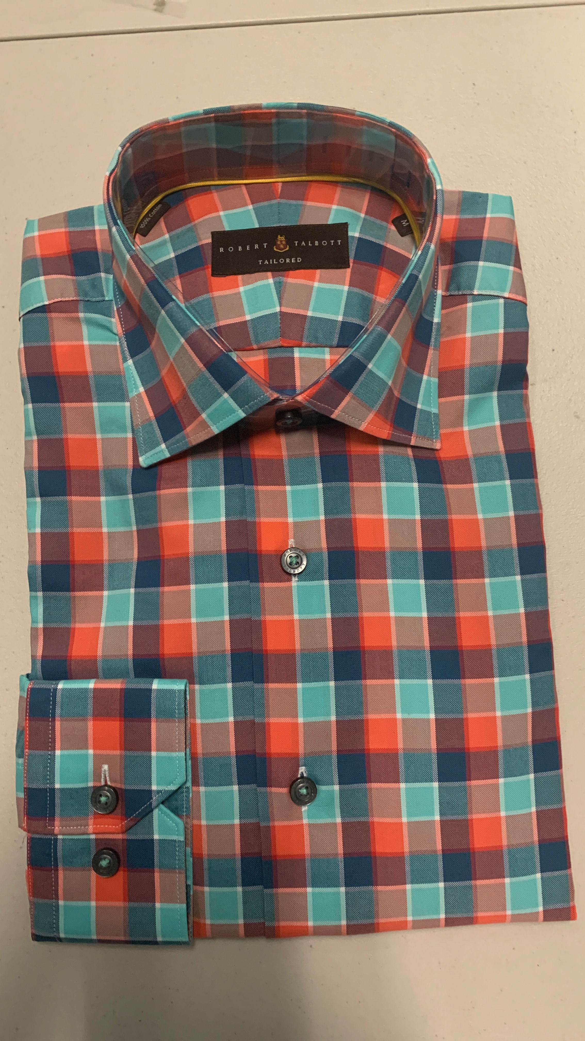 Robert Talbott- Plaid Sport Shirt