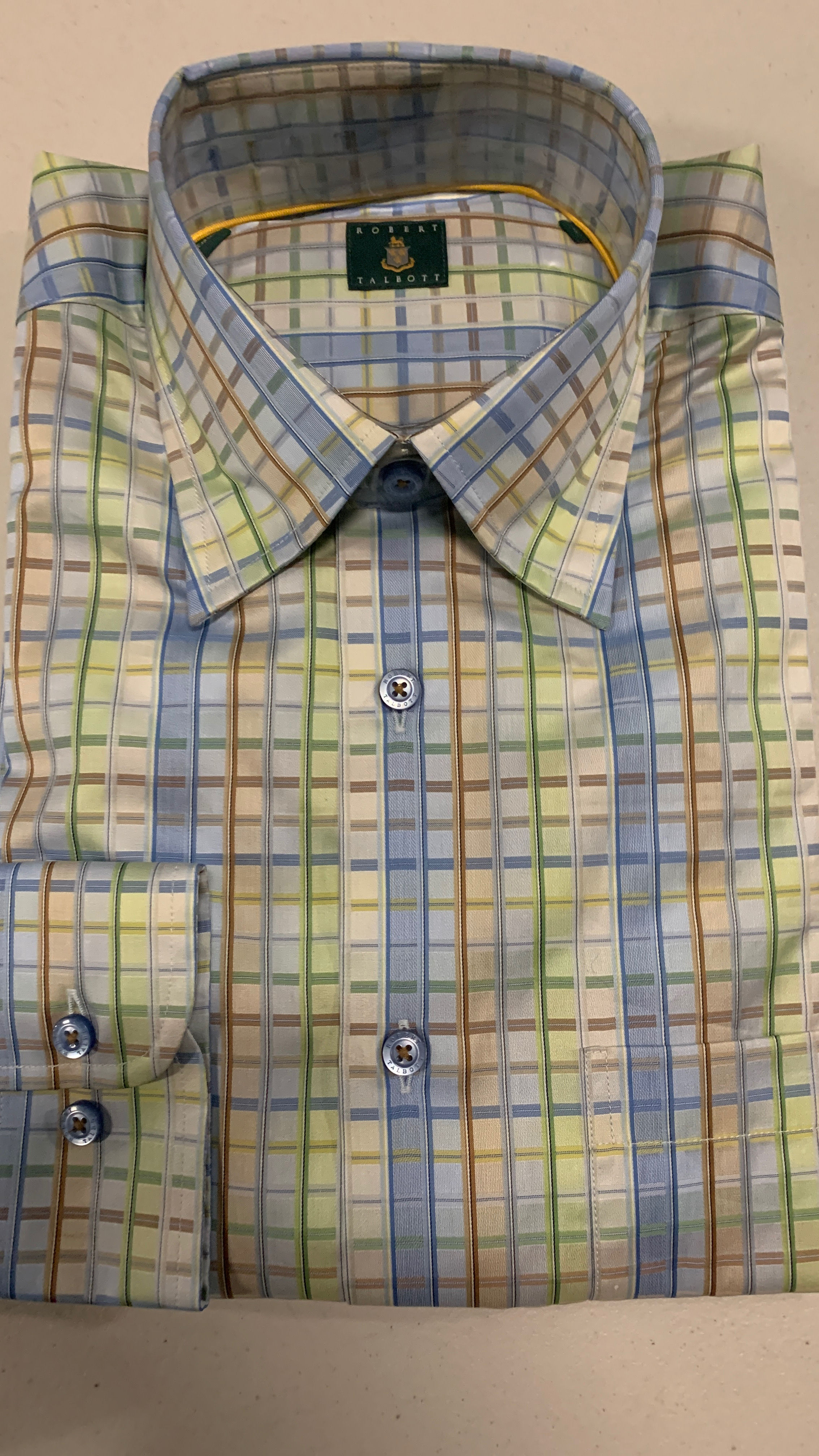 Robert Talbott- Plaid Sport Shirt