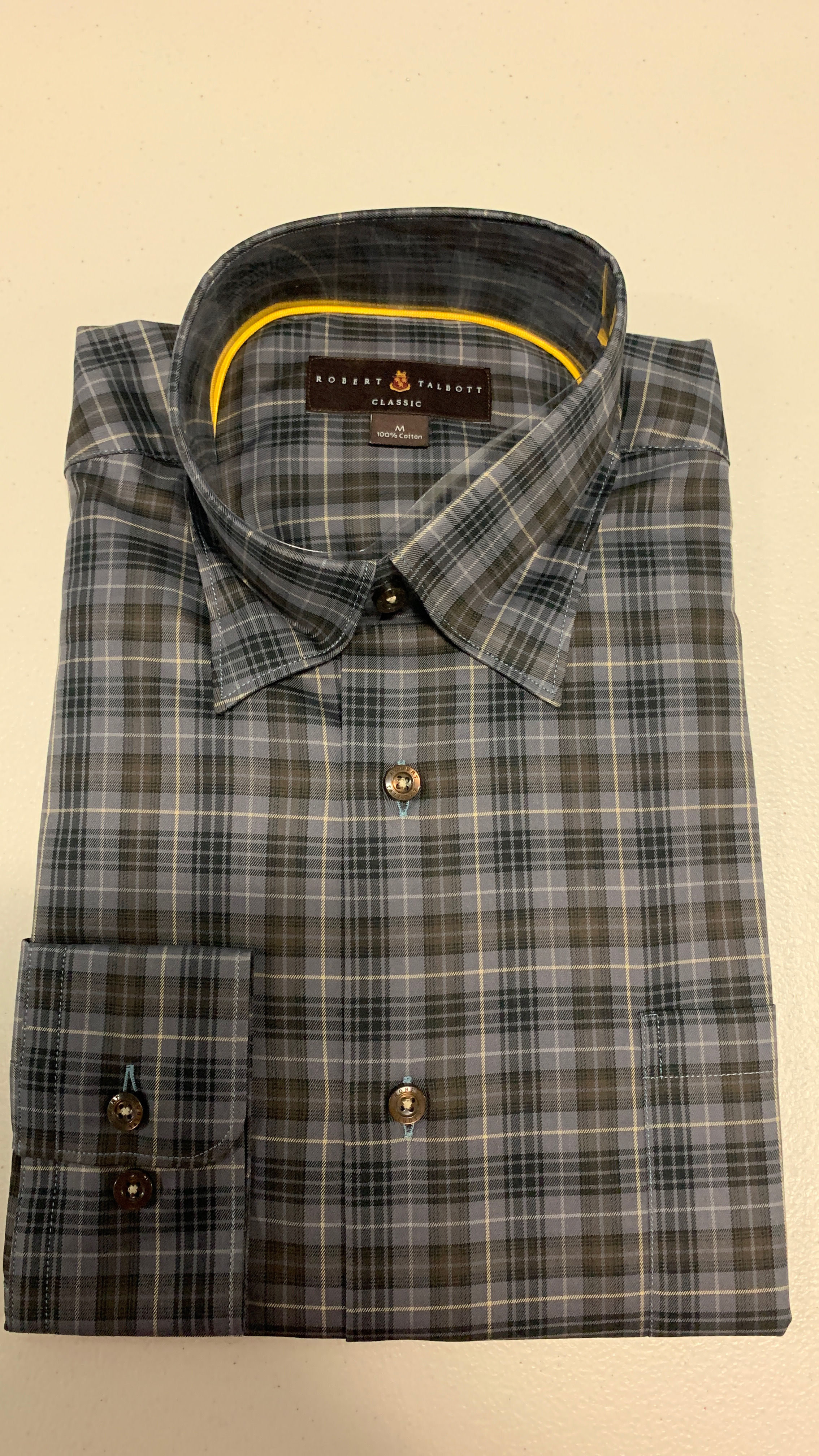 Robert Talbott- Plaid Sport Shirt