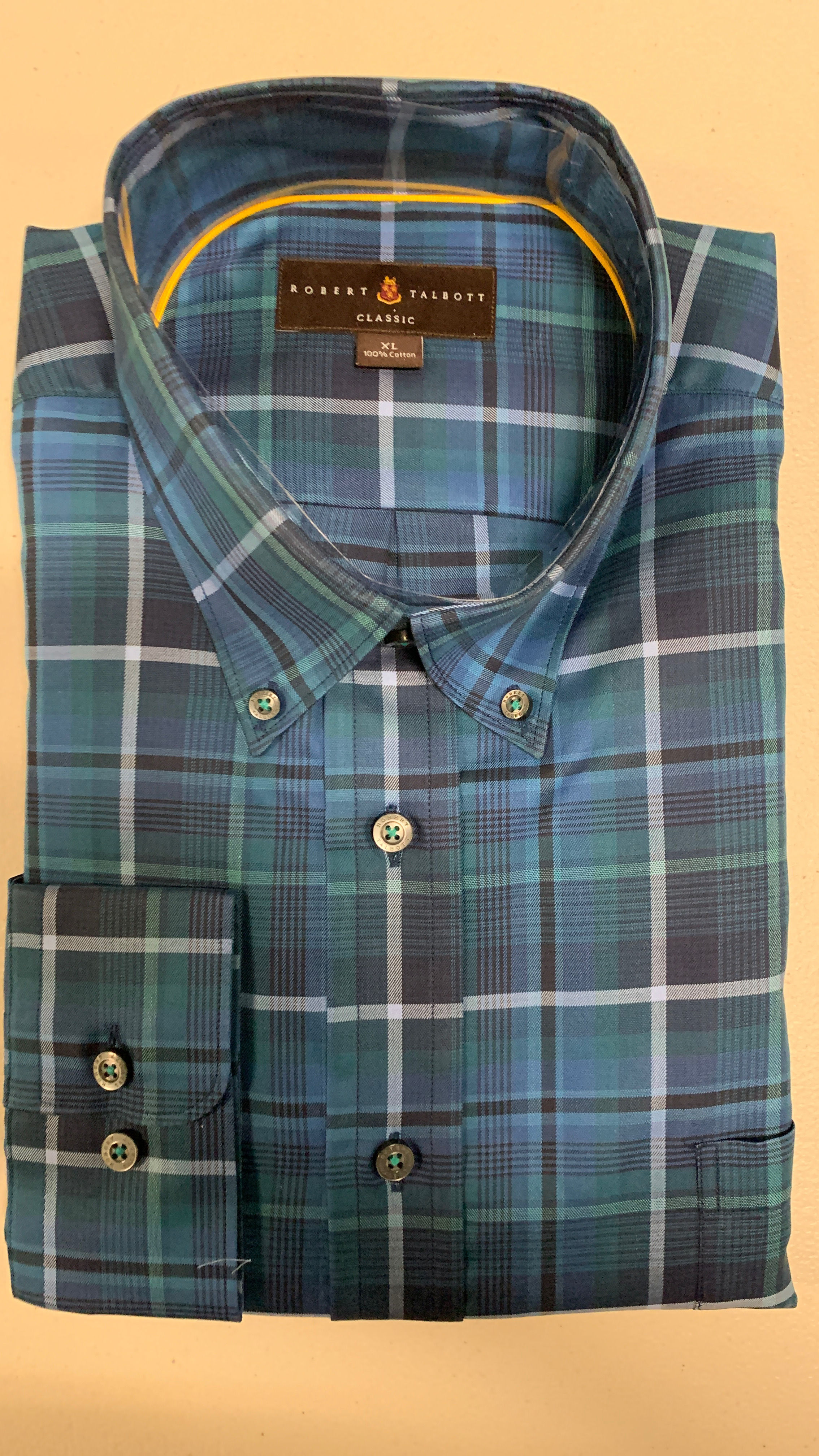 Robert Talbott- Plaid Sport Shirt