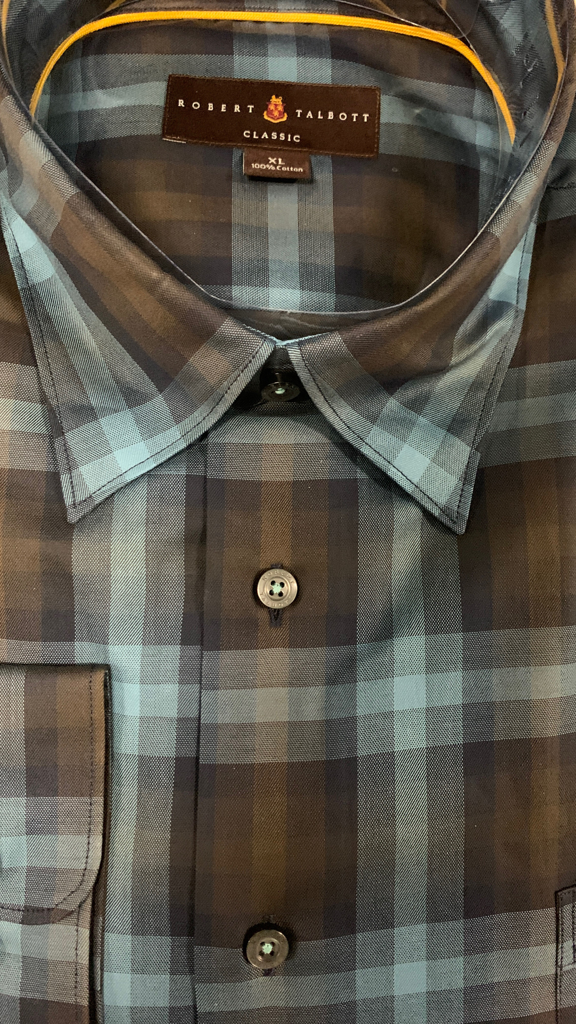 Robert Talbott- Plaid Sport Shirt