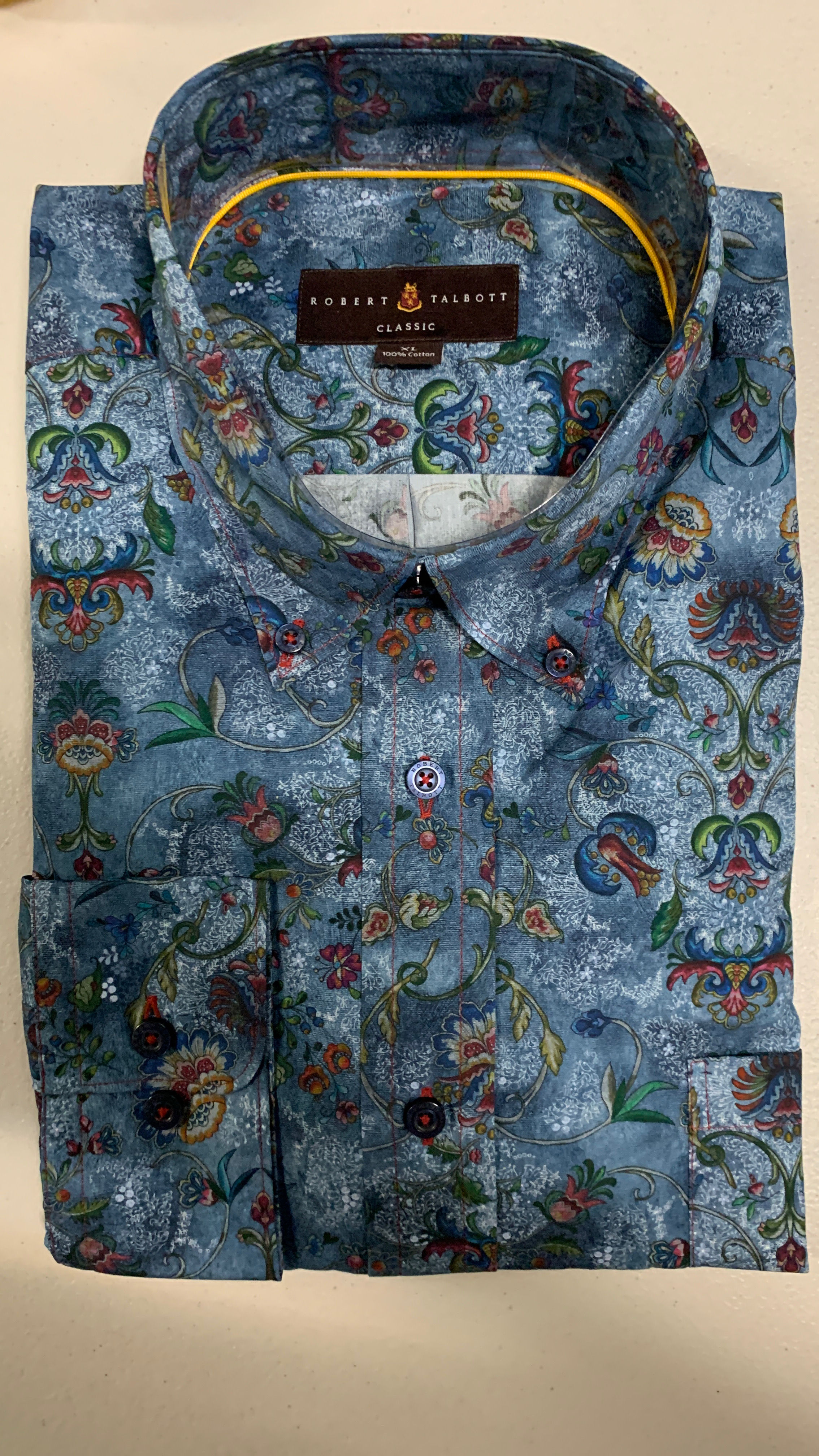 Robert Talbott- Print Sport Shirt