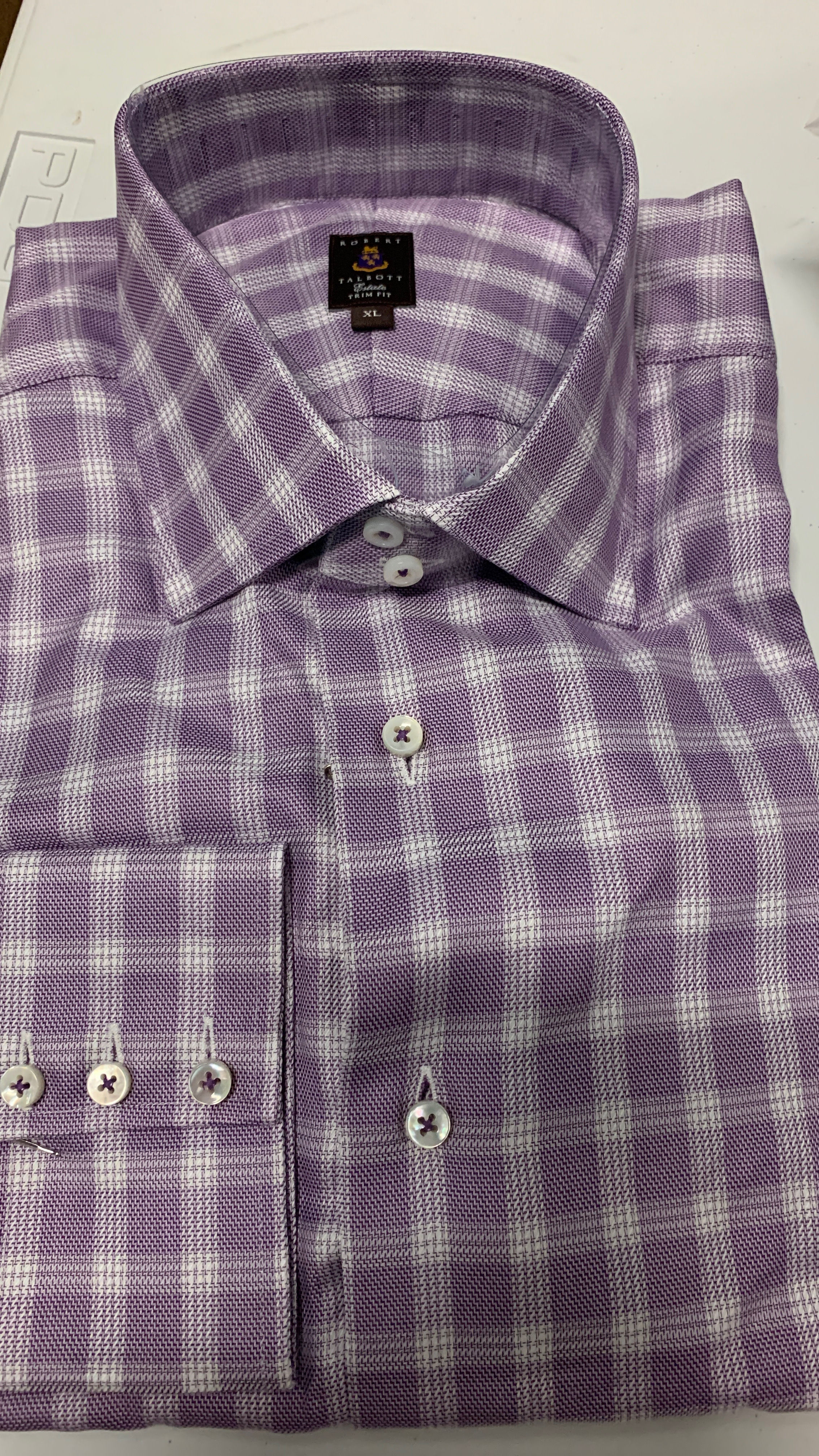 Robert Talbott- Checked Trim Fit Sport Shirt
