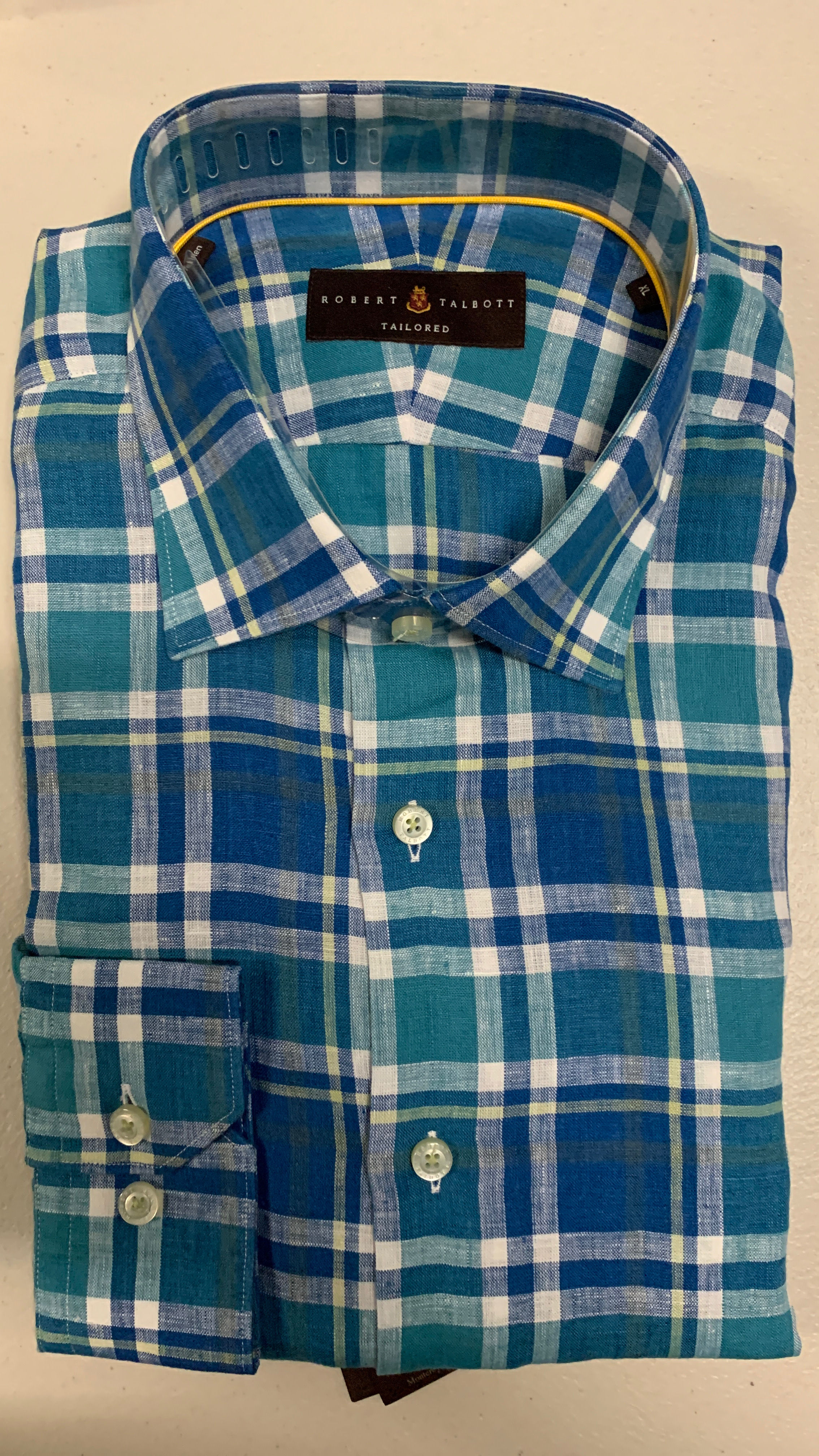 Robert Talbott- Plaid Sport Shirt