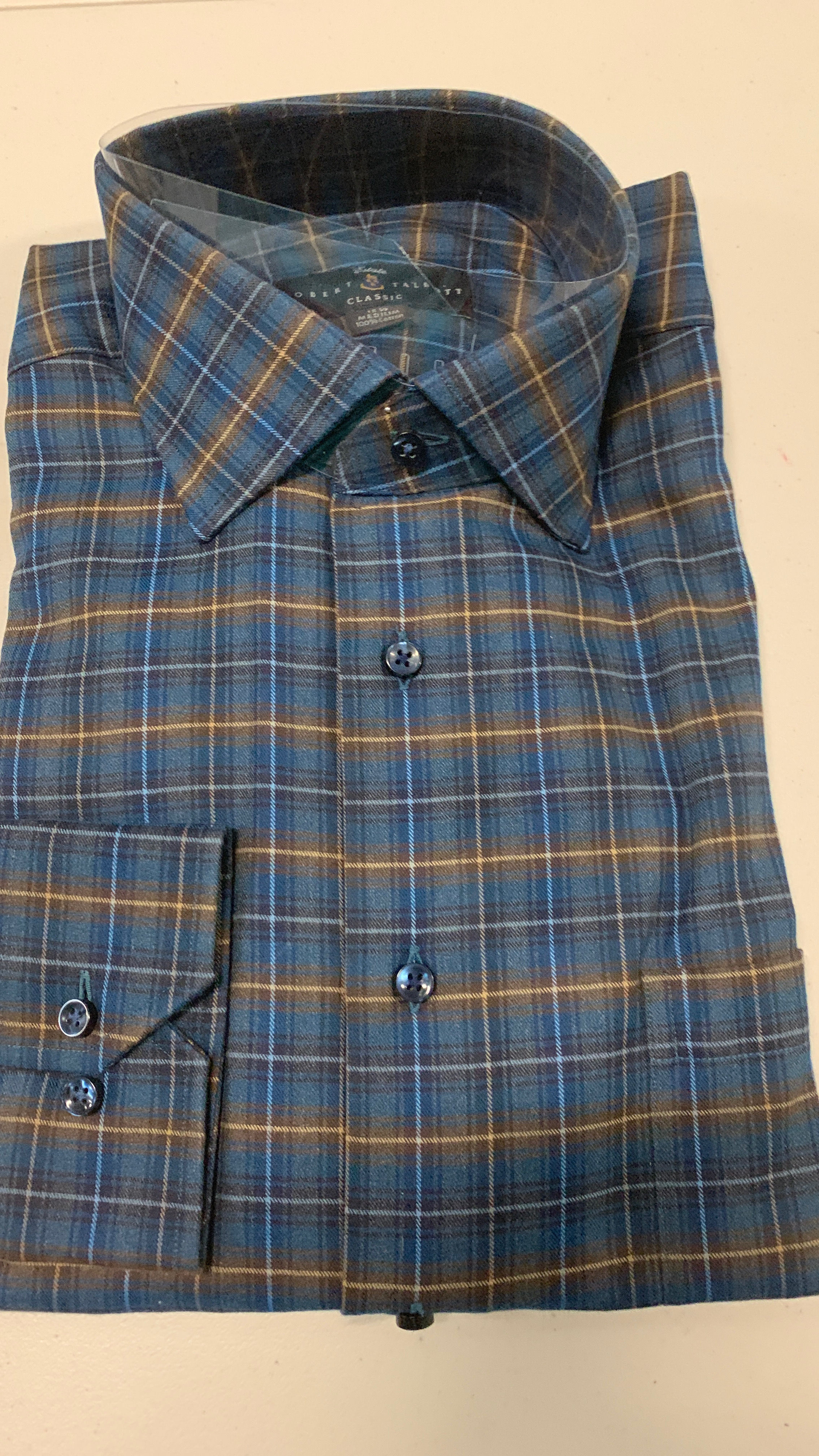 Robert Talbott- Plaid Sport Shirt