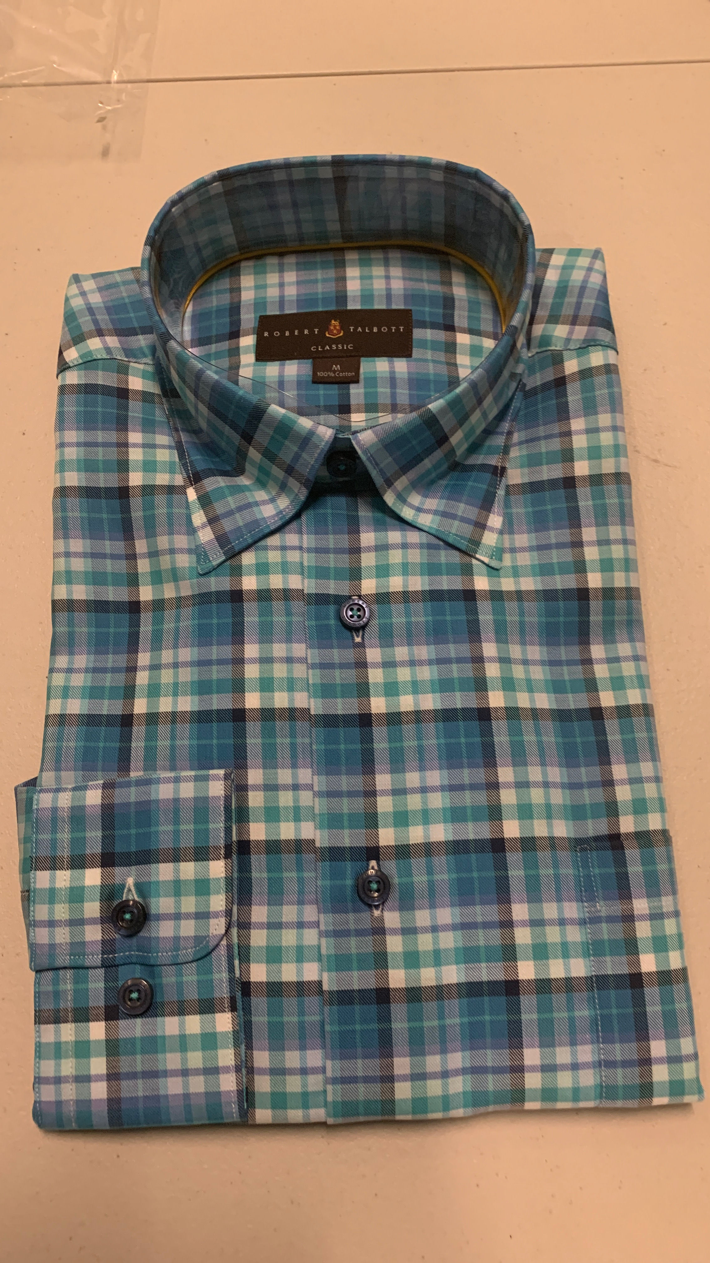 Robert Talbott- Plaid Sport Shirt