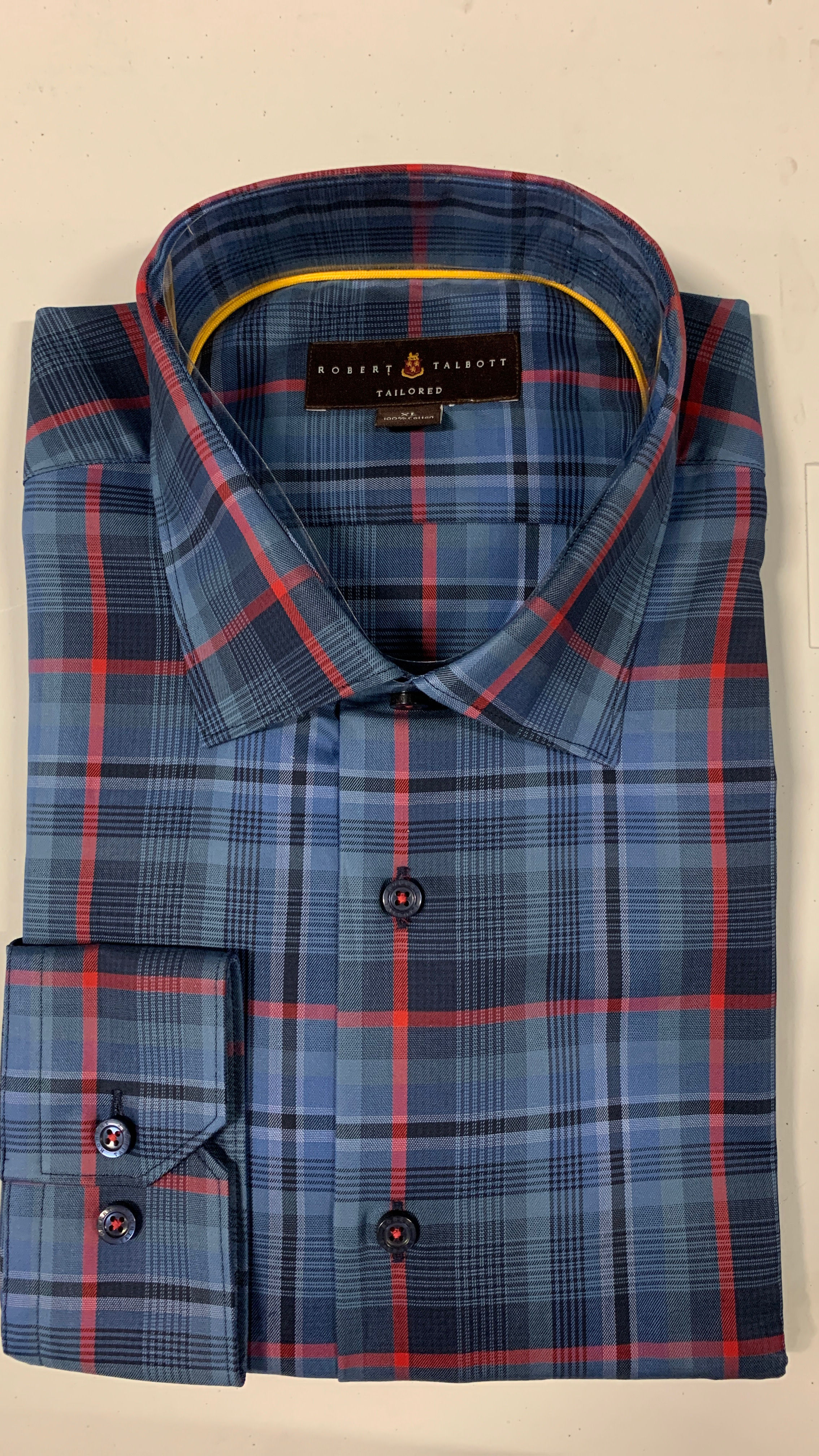 Robert Talbott- Plaid Sport Shirt