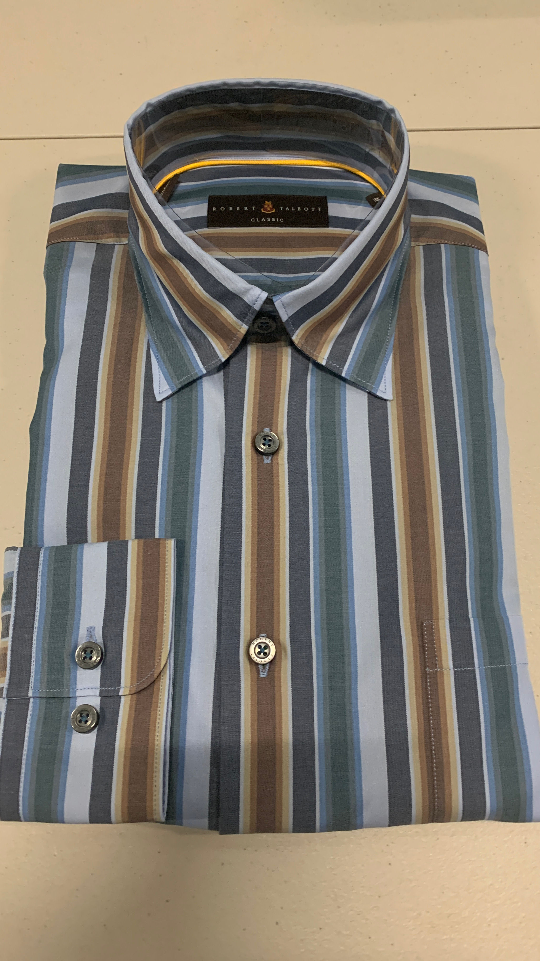 Robert Talbott- Vertical Line Sport Shirt