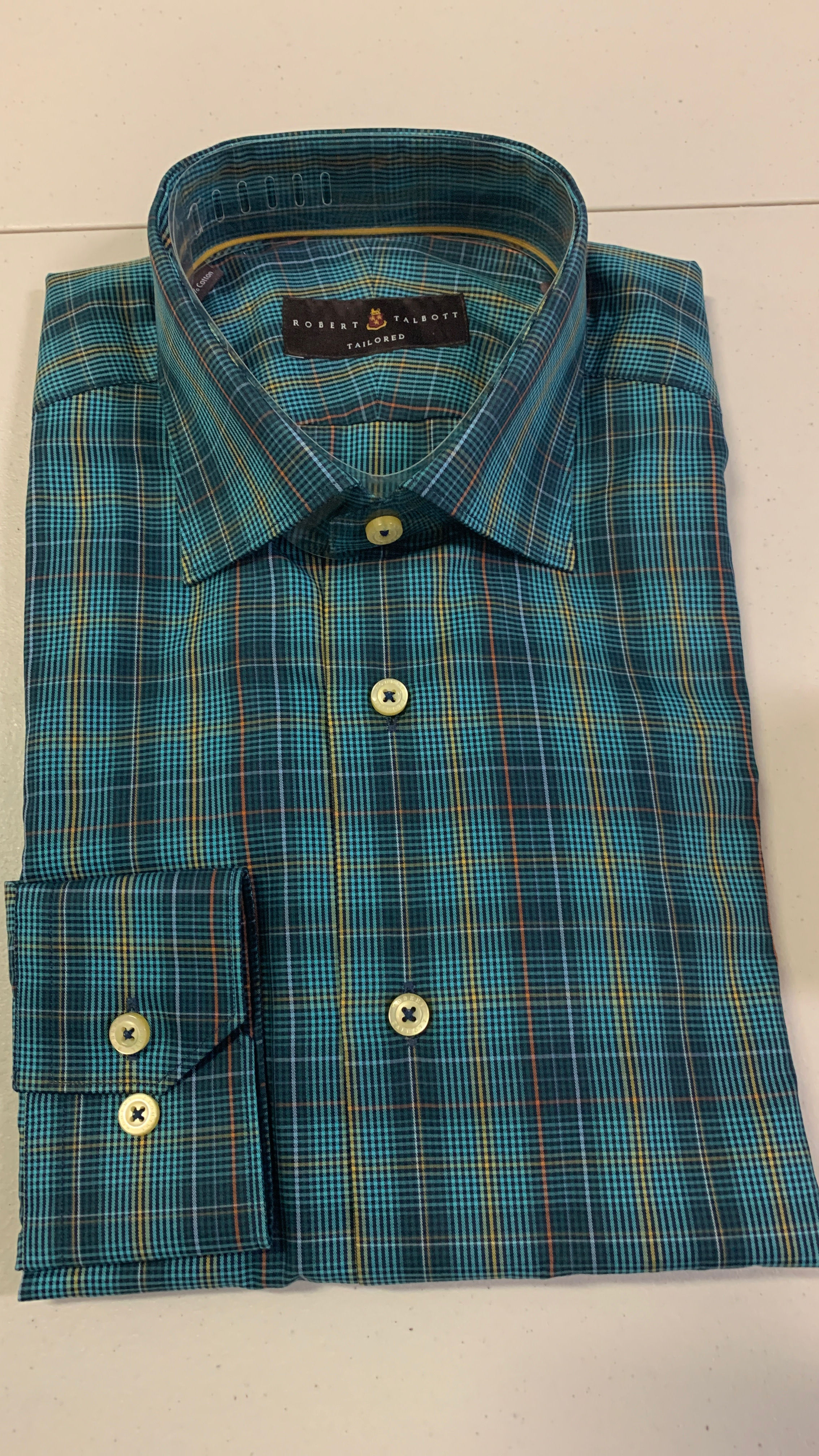 Robert Talbott- Plaid Sport Shirt