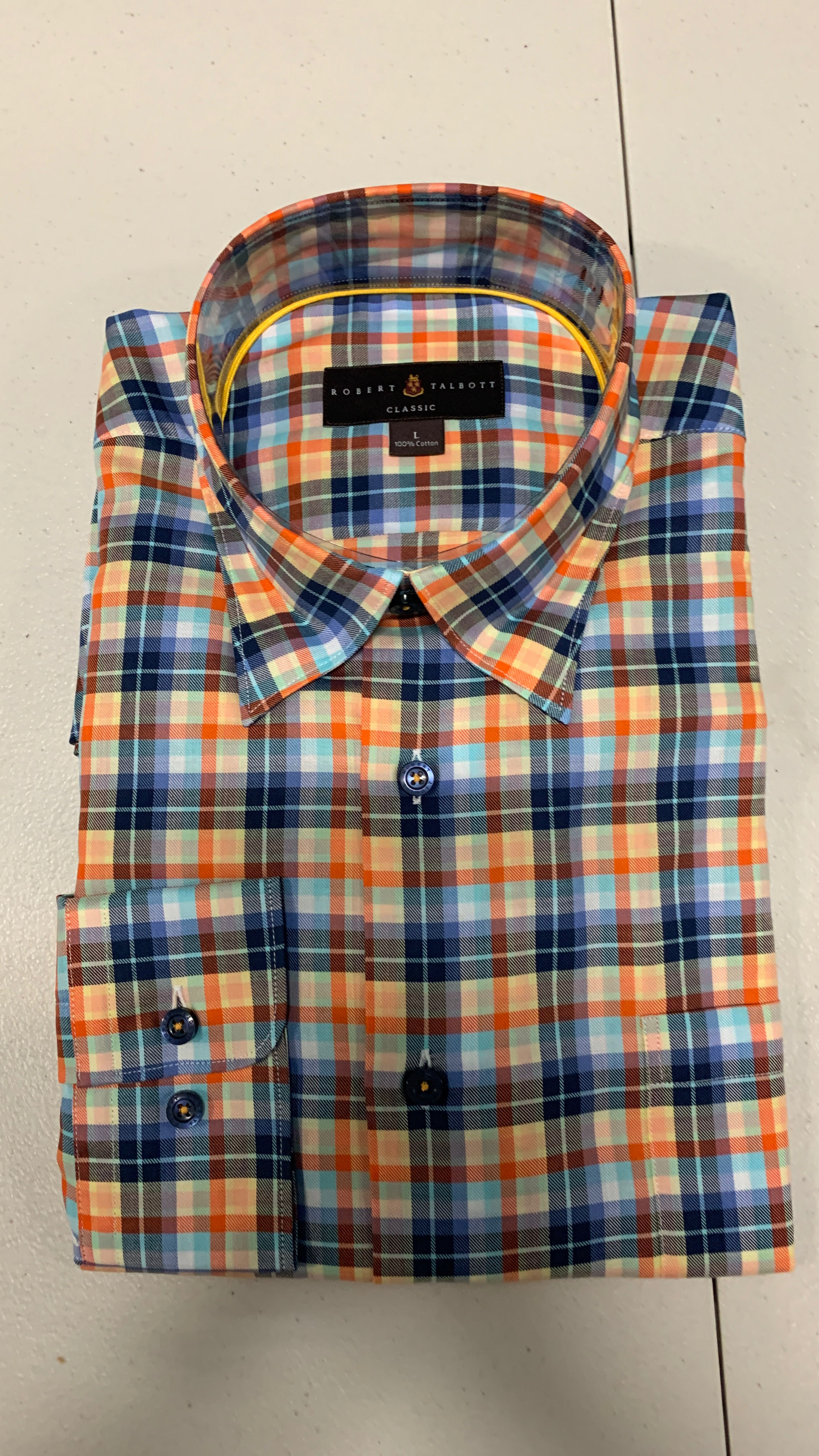 Robert Talbott- Plaid Sport Shirt