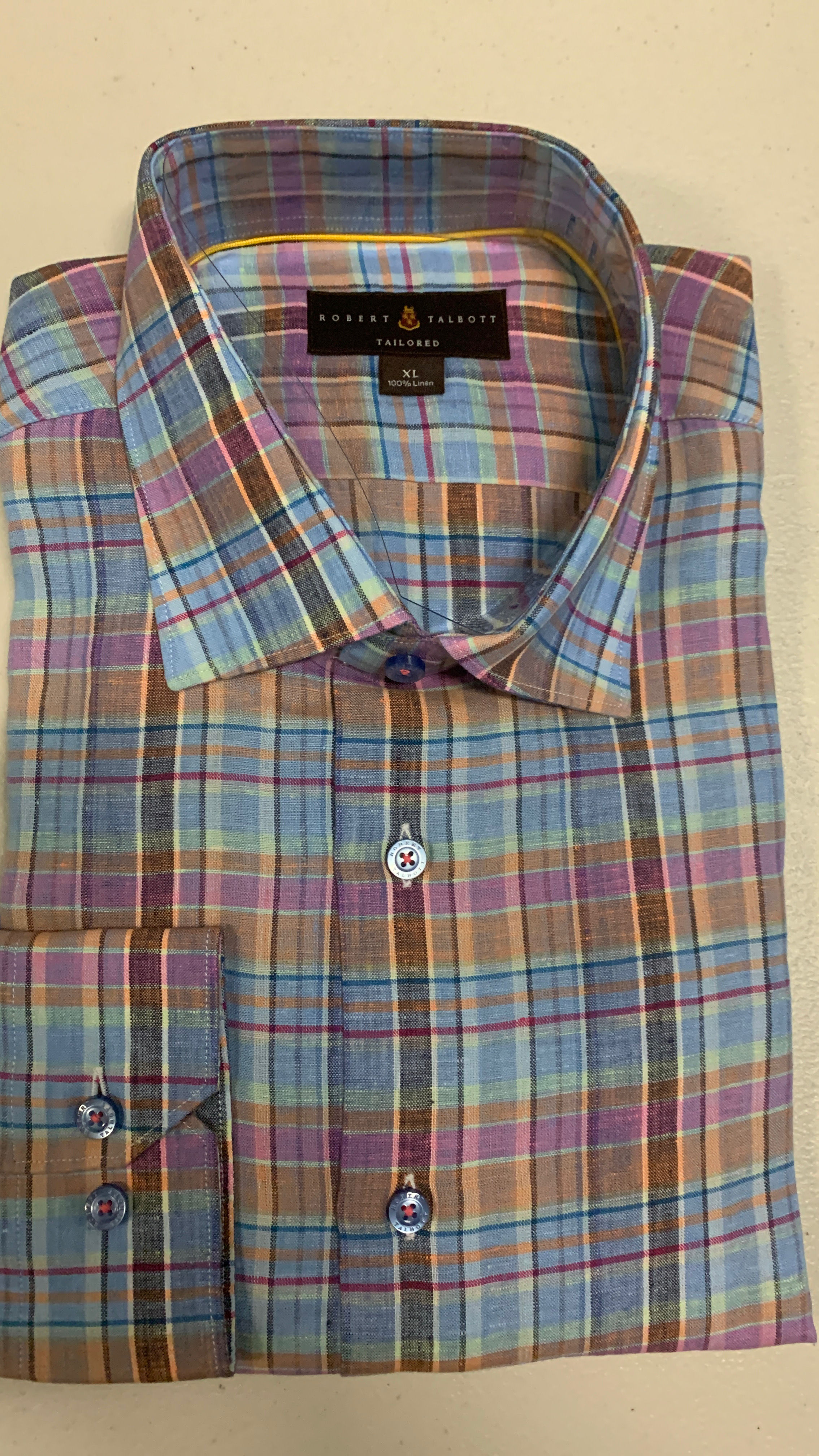 Robert Talbott- Plaid Sport Shirt