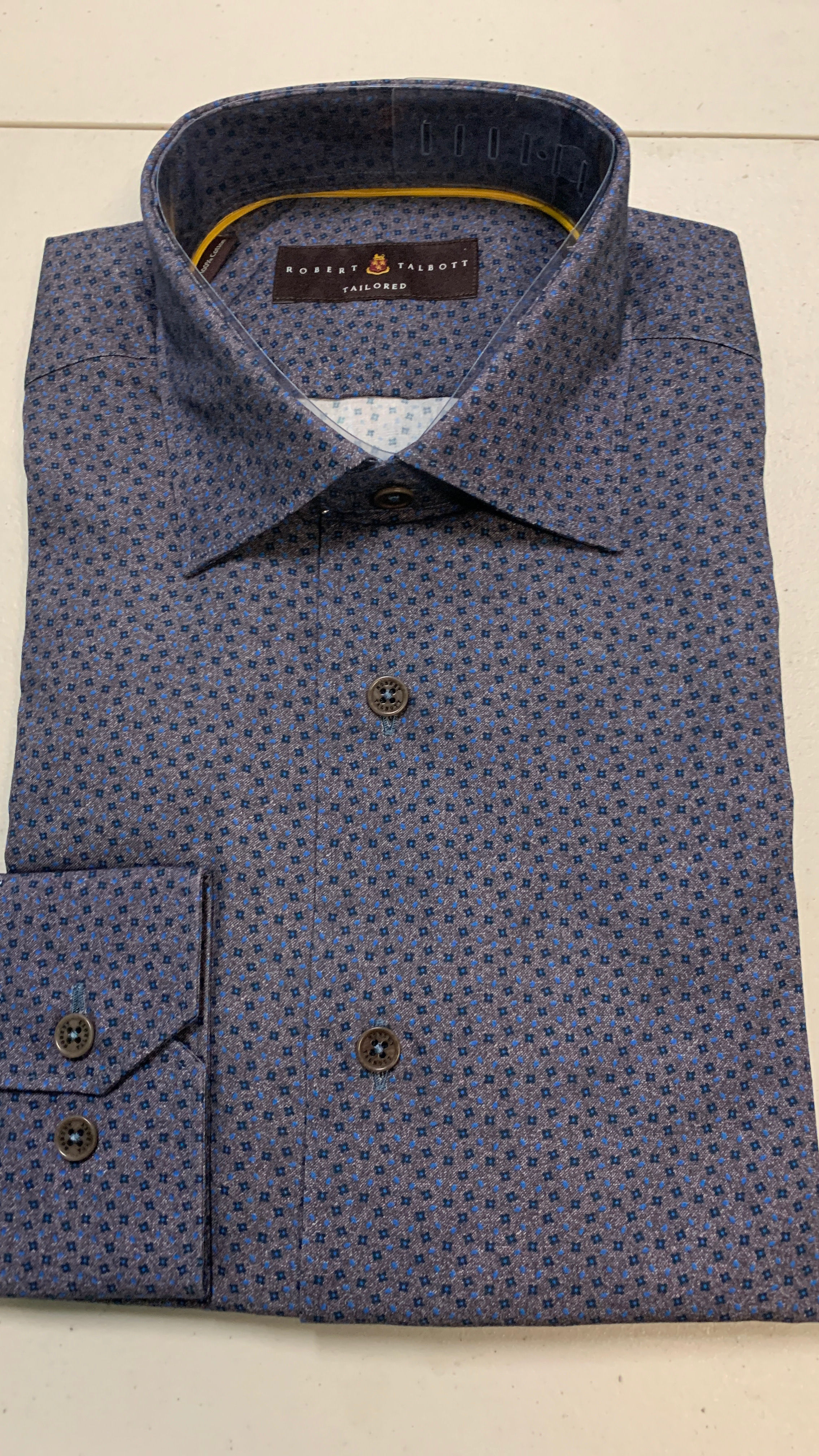 Robert Talbott- Small Print Sport Shirt