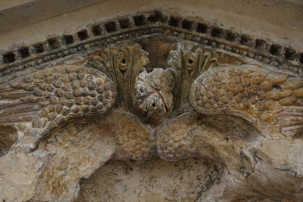 Restauration de sculpture romane par les Ateliers Enache