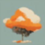 one single cloud of color orange.jpg