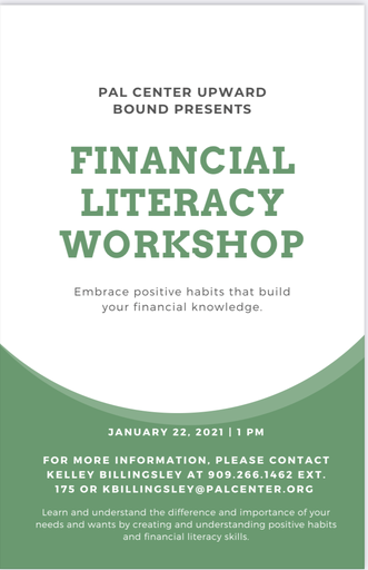 Financial Literacy Workshop presented by PAL Center's Upward Bound Program