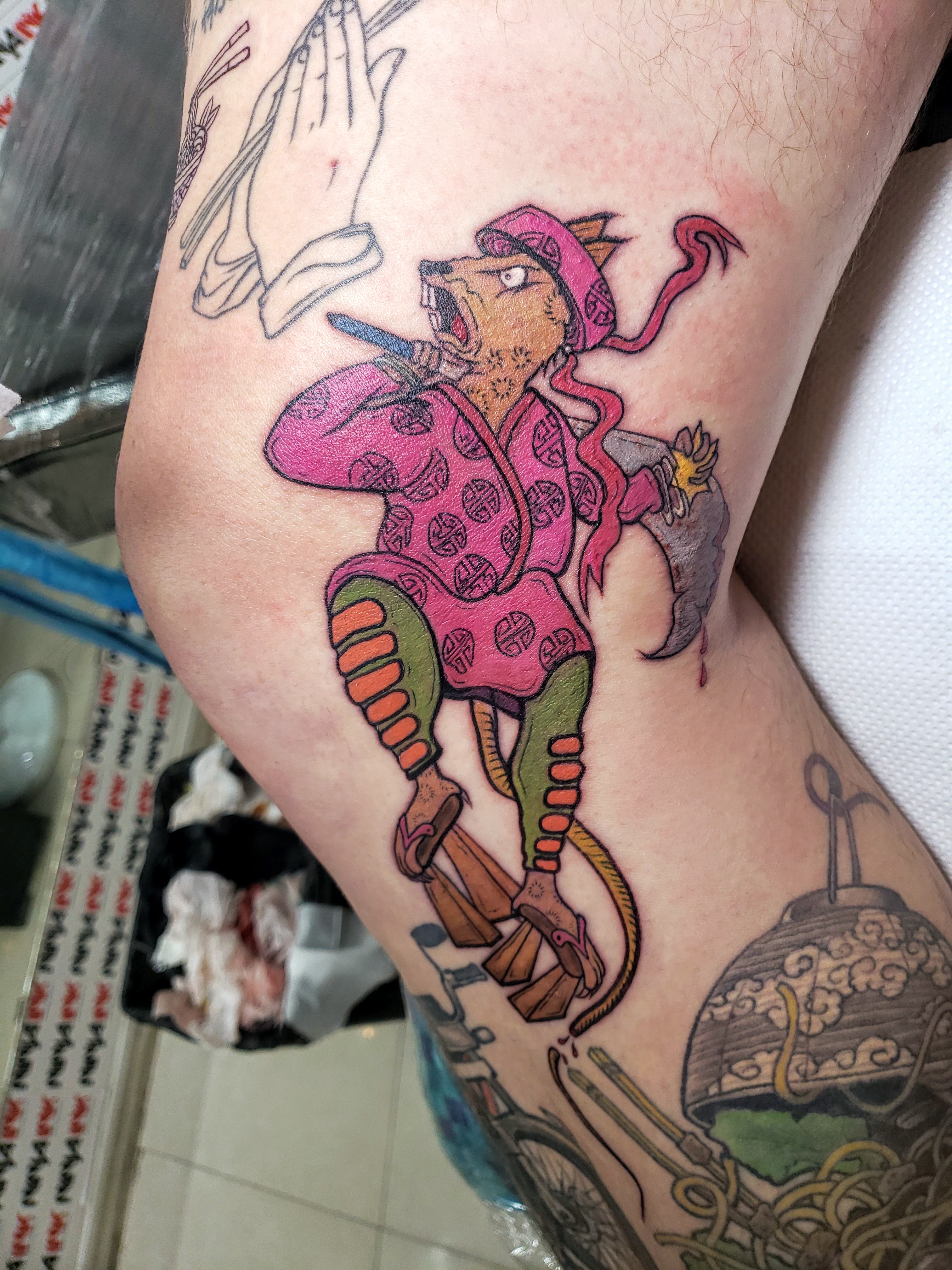Rat Cartoon Style