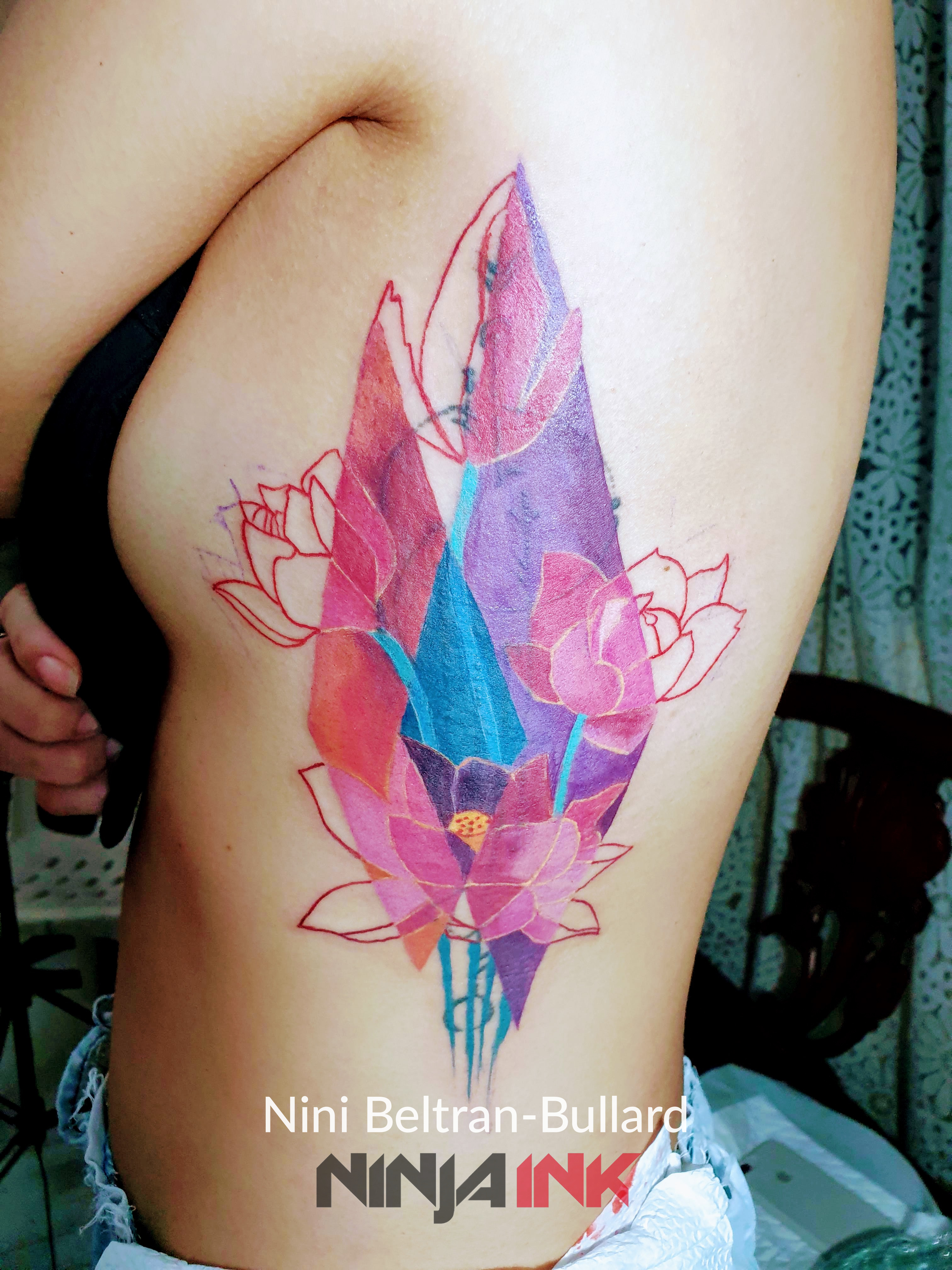 Watercolor Lotus