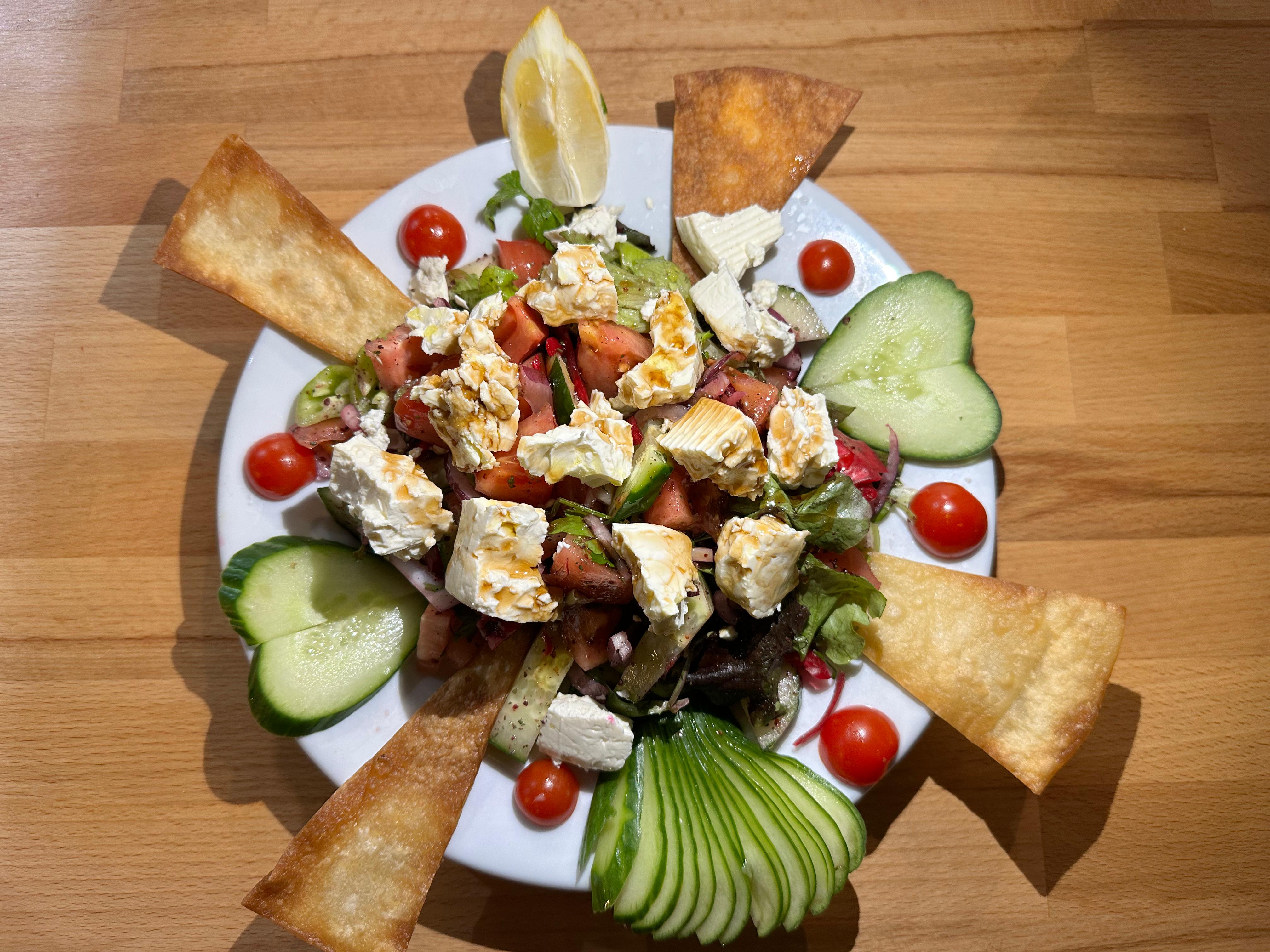 Arranged Food and Objects