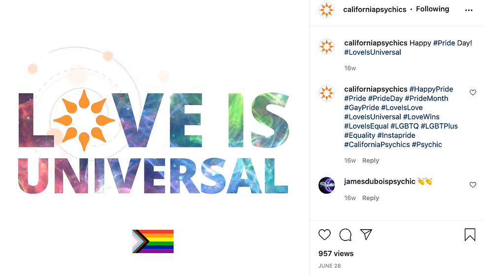 Love is Universal Social Post