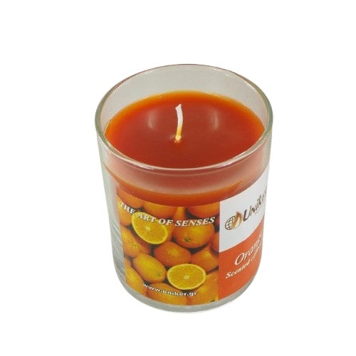 Αρωματικό Κερί με Δροσερό Πορτοκάλι σε ποτήρι