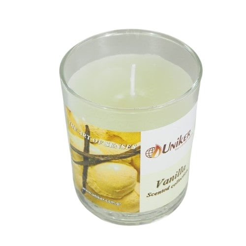 Αρωματικό Κερί με Γλυκιά Βανίλια σε ποτήρι
