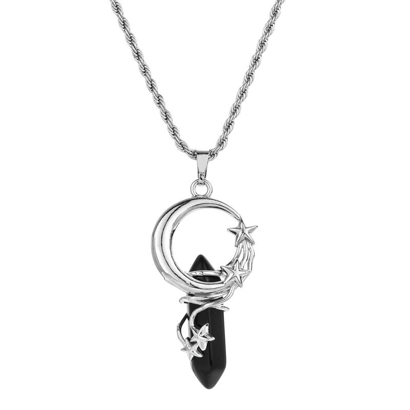 Miniature : Collier lune étoiler 4 variétées