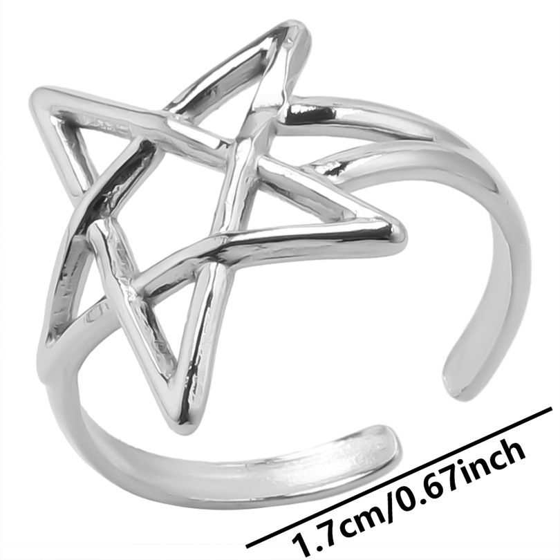 Miniature : Bague étoile de protection argenté / multi