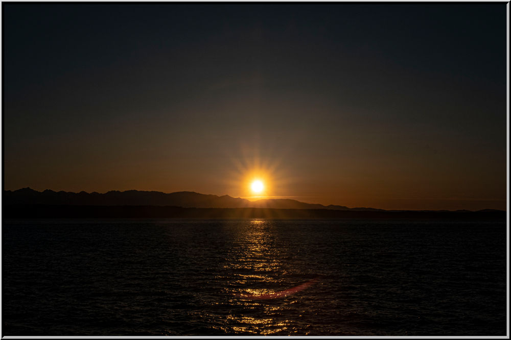 Sunset 13 April 2021.