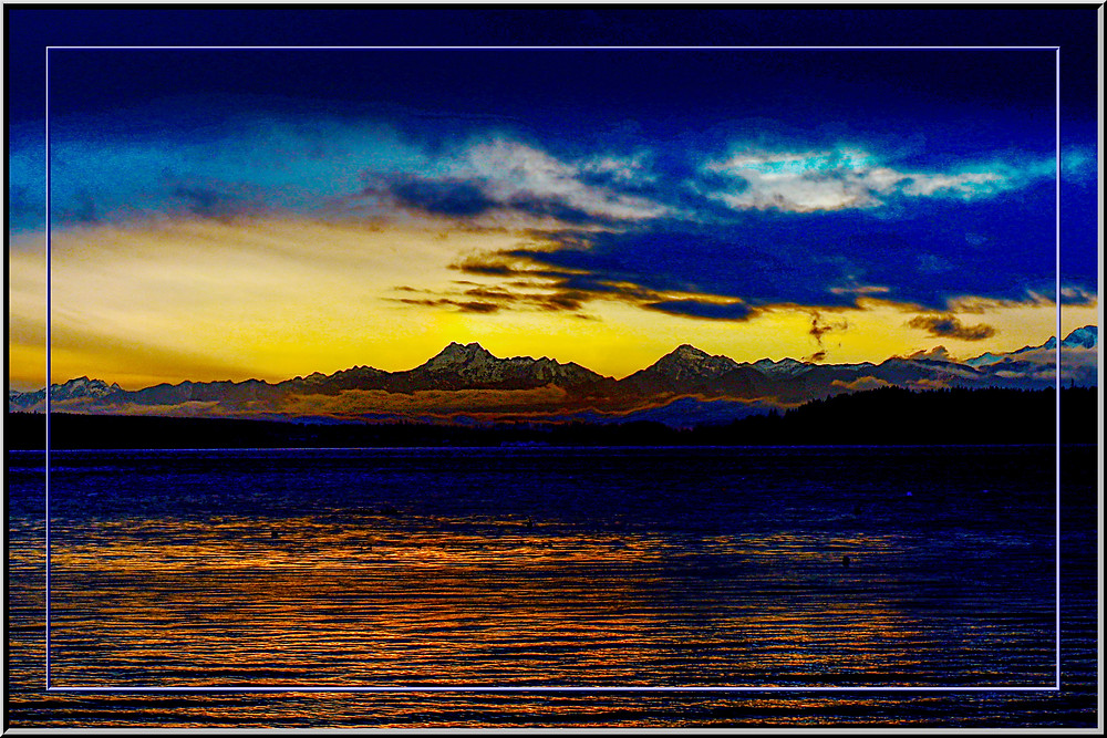 Sunset 20 December 2020.