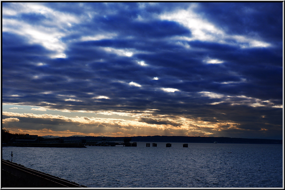 Sunset 9 February 2021.