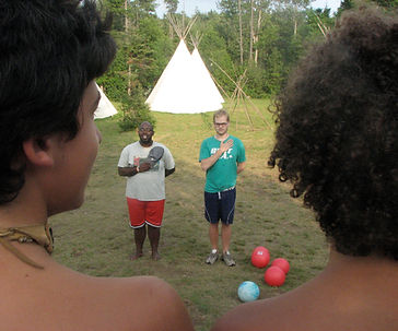 Ceremony before the evening game