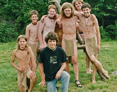 A group of camper leaders at Night Eagle
