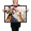 Thumbnail: Framed poster. Kroko the cat giving a flower to his mother Tsivlou the dog.