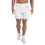 Thumbnail: Men's Athletic Long Shorts. Kroko the cat standing on two feet.