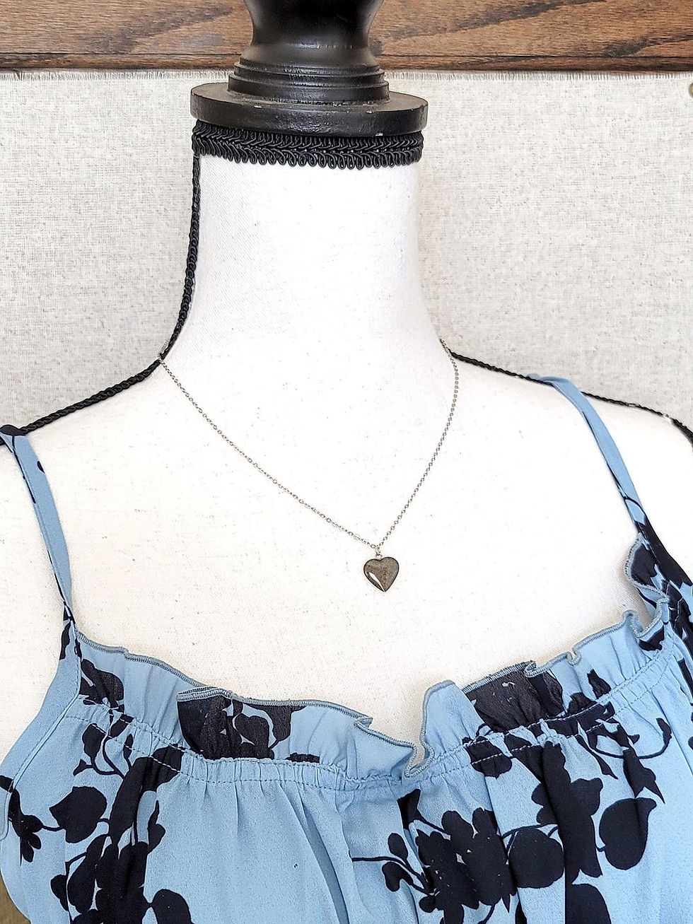 Thumbnail: Edisto Beach Sand Heart Pendant Necklace