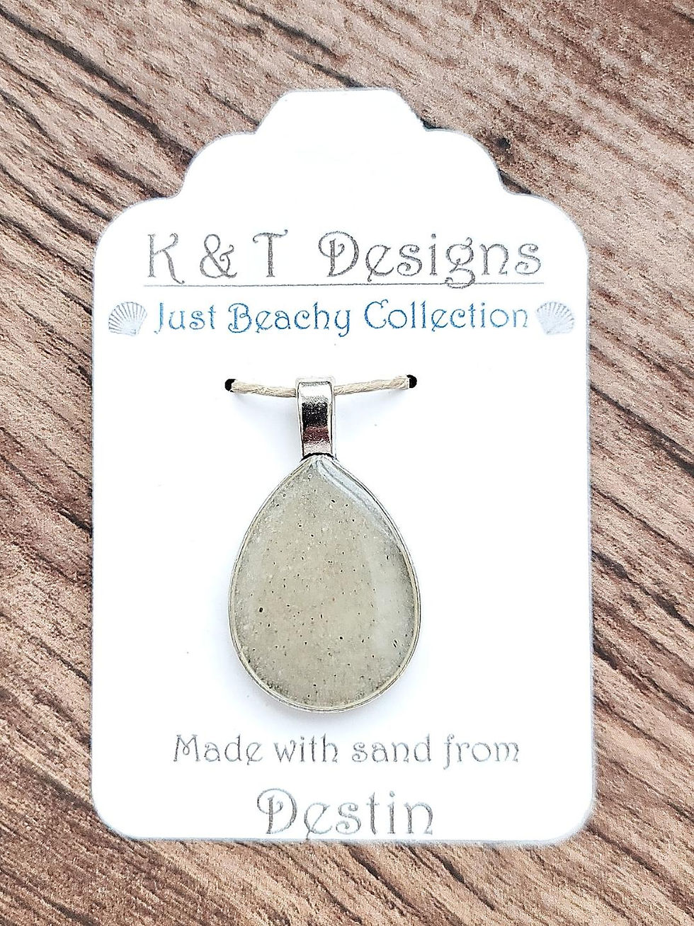 Thumbnail: Destin Beach Sand Teardrop Pendant