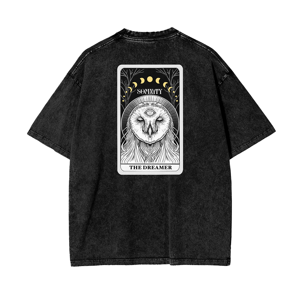 SOMNiTY "The Dreamer" Tarot Card  Vintage Style T-Shirt