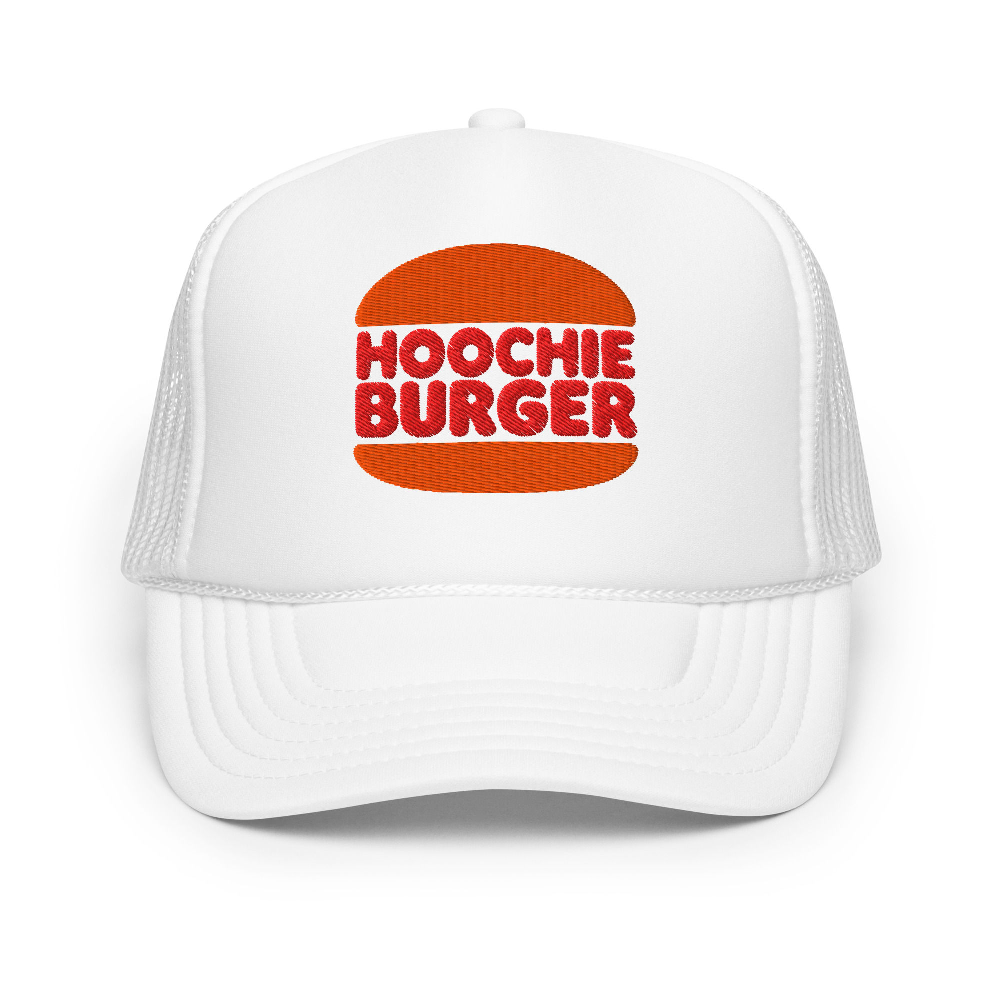 "Hoochie Burger" Embroidered Foam Trucker Hat