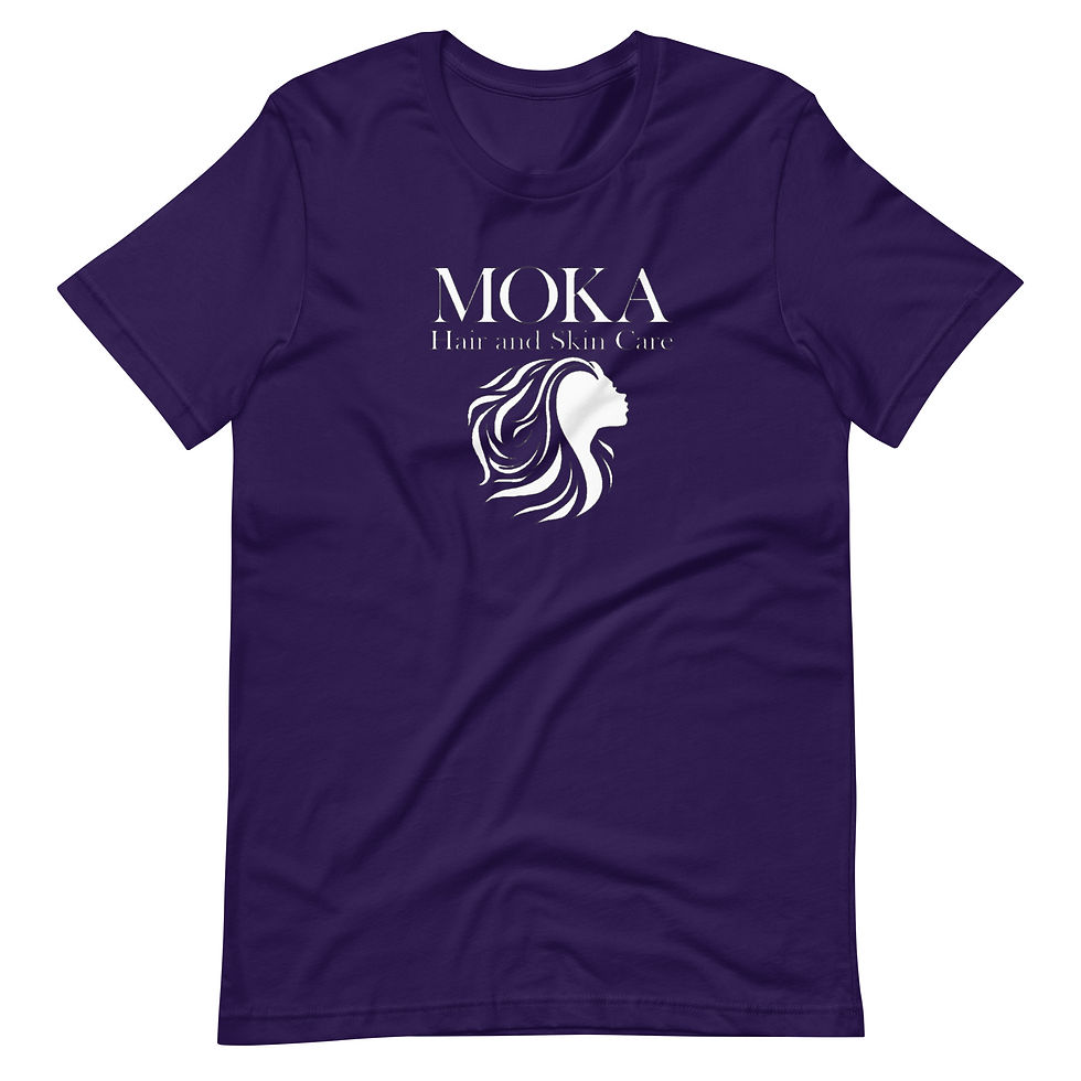 Thumbnail: MOKA White Logo Unisex T-Shirt